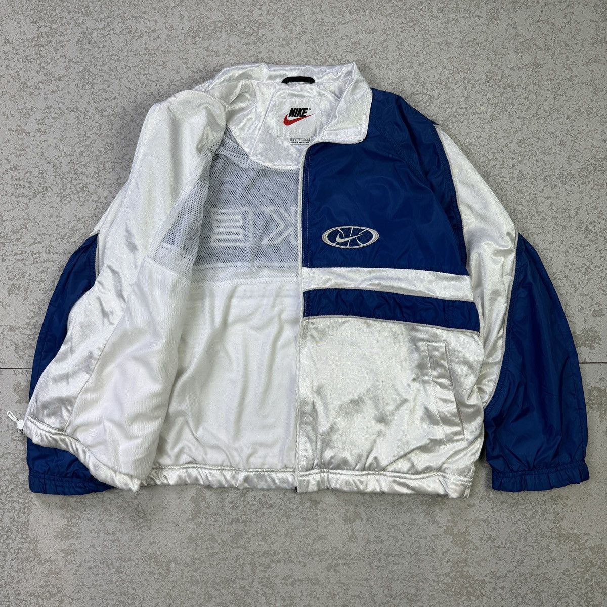 Nike × Vintage 💥Vintage 90s Nike Spell Out Jacket Size US S / EU 44-46 / 1 - 5 Thumbnail