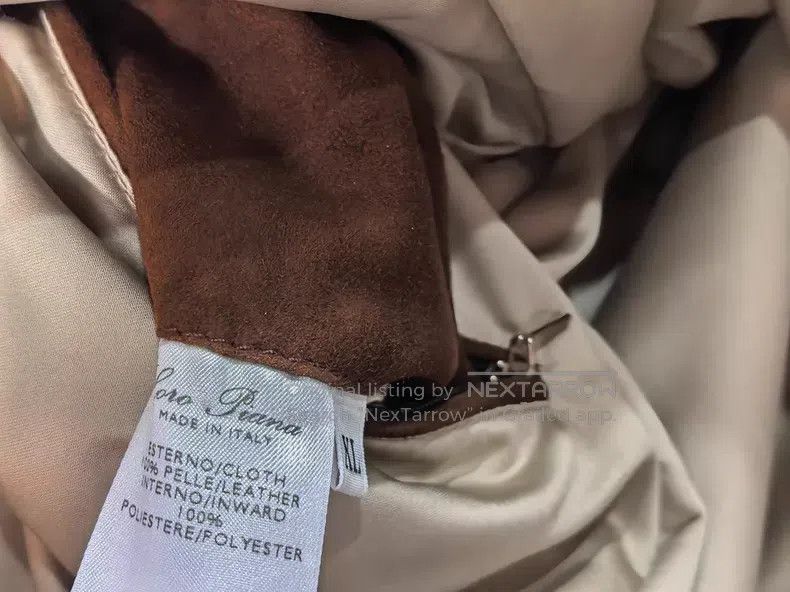 Loro Piana Loro Piana Suede Icer Coat Cotton Jacket Size US XL / EU 56 / 4 - 4 Thumbnail