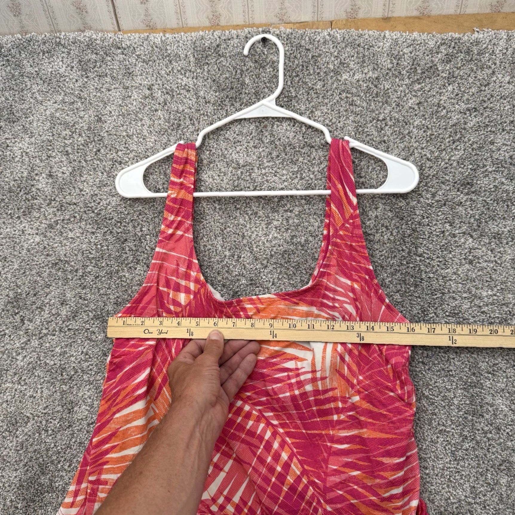 Vintage Calypso Cove Swim Skirt 16 Women One Piece Blue Beach Modest Tropical Chic Resort Island Vacation Fun Mens? Girls? Size 38" / US 16 / IT 52 - 2 Thumbnail