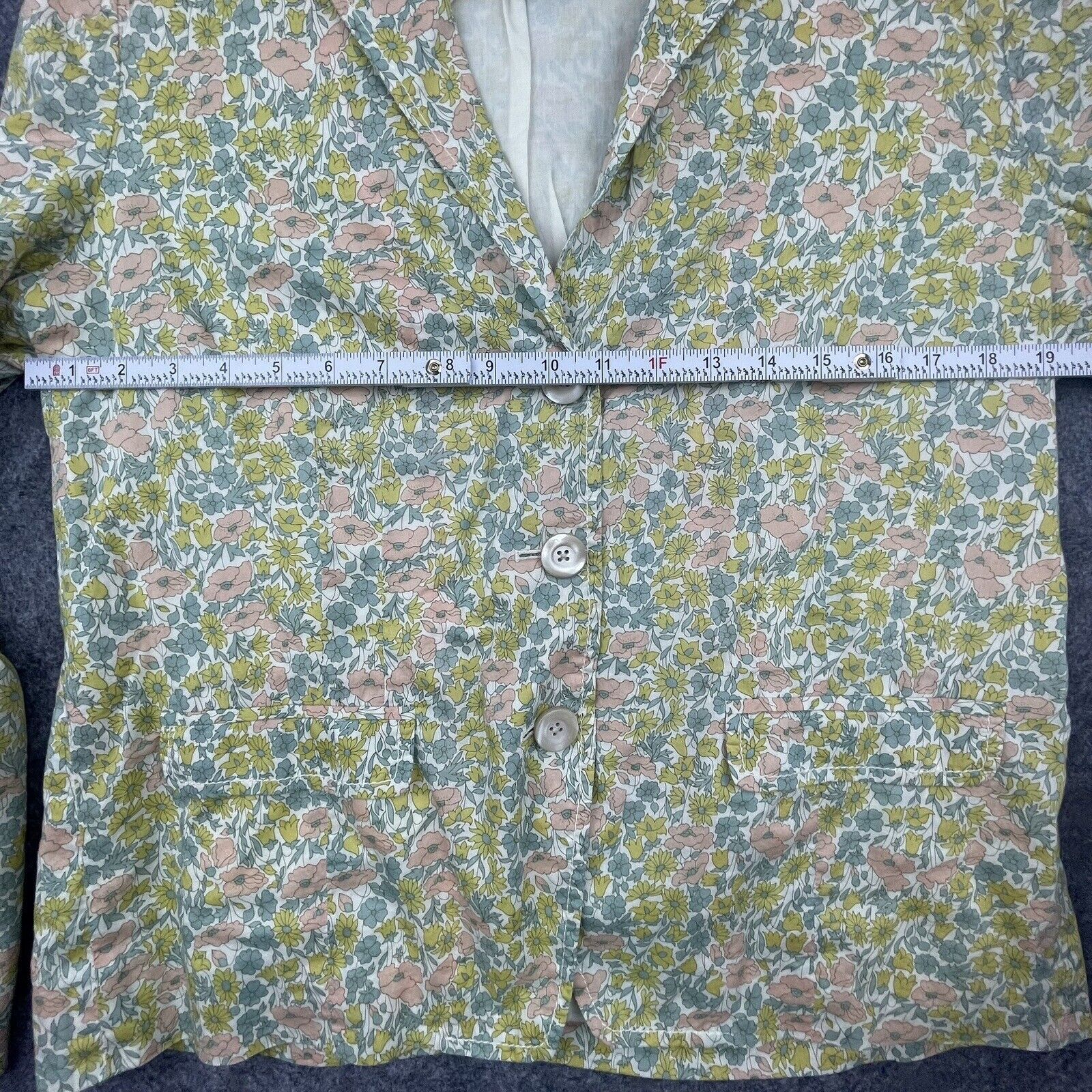 J.Crew Vintage J Crew Collection Blazer Womens 14 Boho Cottage Size XL / US 12-14 / IT 48-50 - 7 Thumbnail