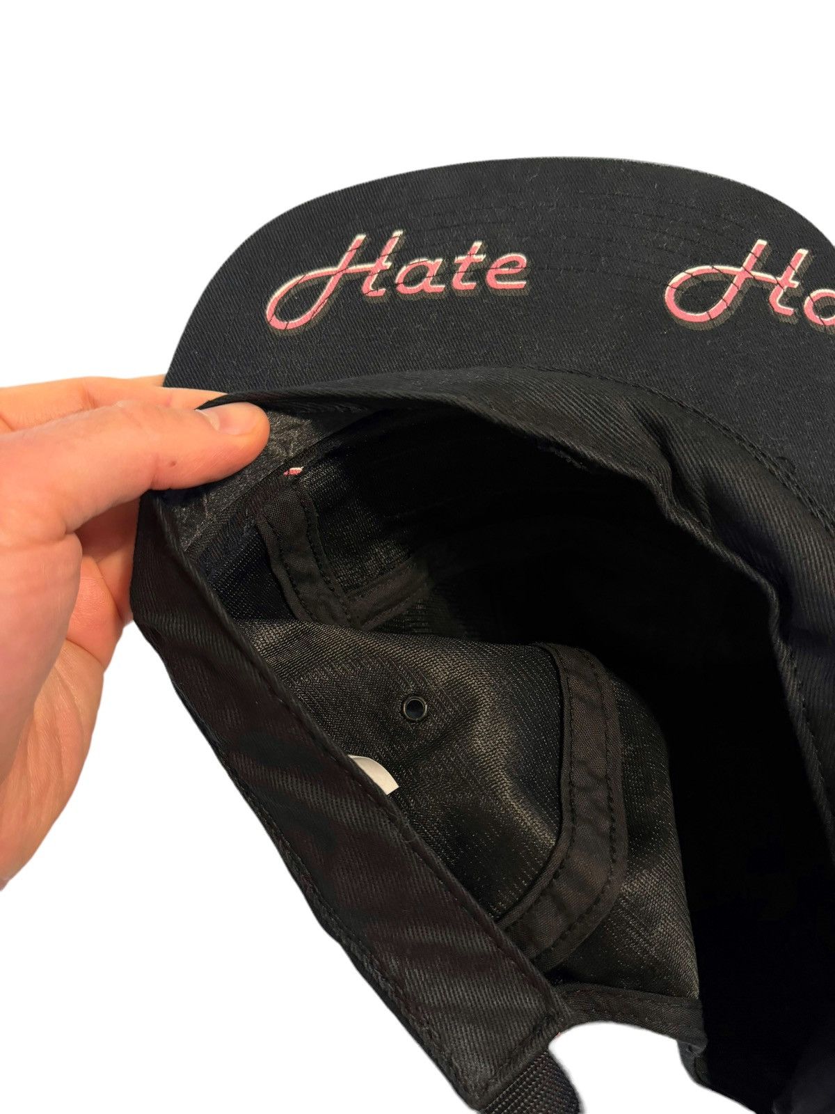 Supreme GRAIL Hate Allover Print Camp Cap Size ONE SIZE - 6 Thumbnail