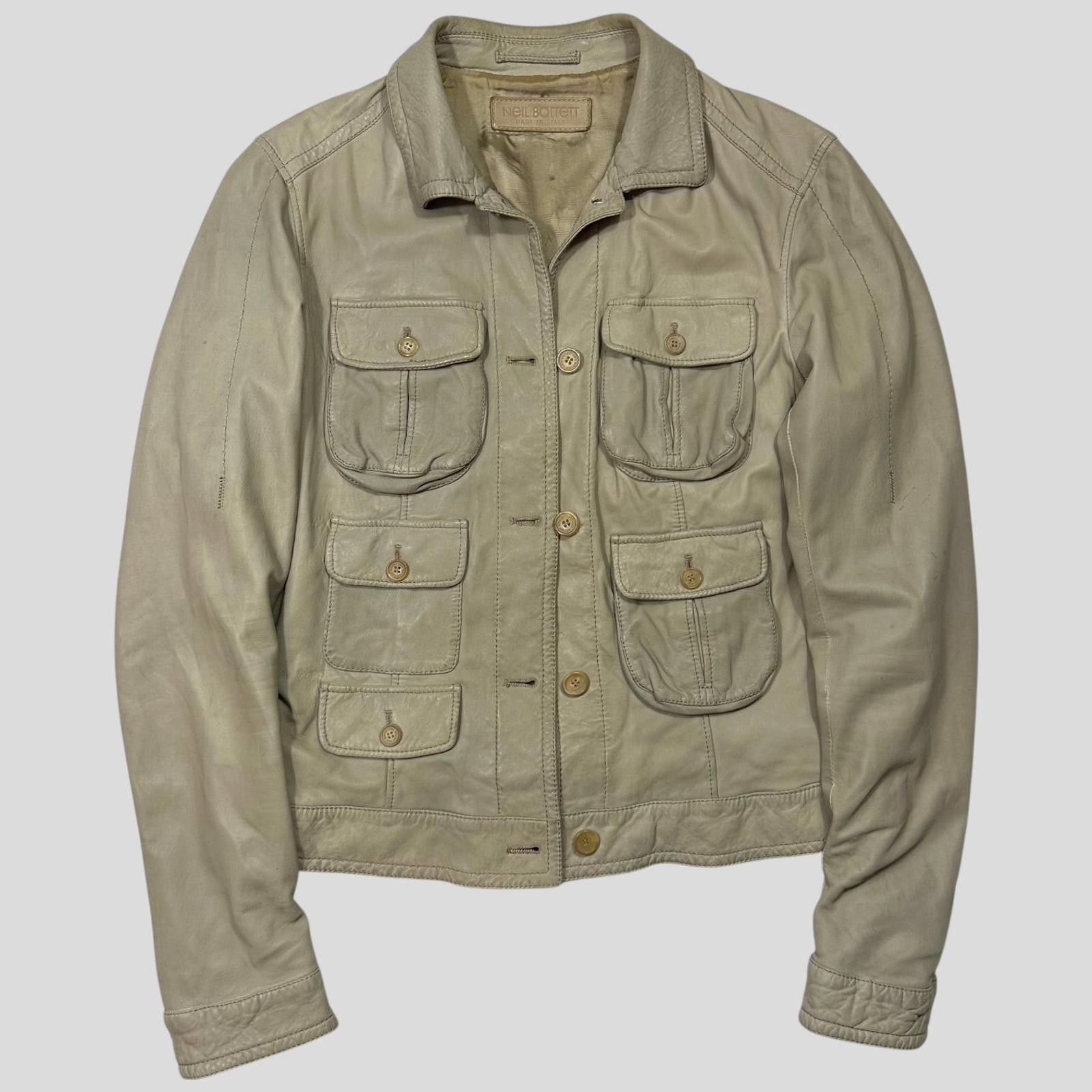 Neil Barrett Neil Barrett 00’s Brad Pitt Leather Multipocket Jacket XS/S Size US S / EU 44-46 / 1 - 3 Thumbnail
