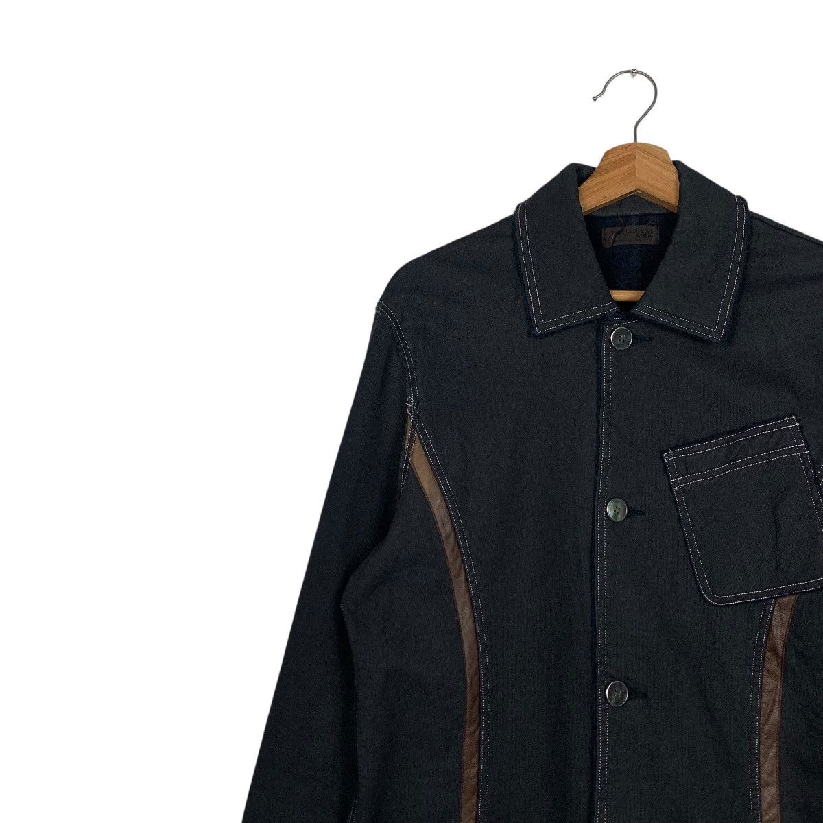 Japanese Brand Comme Ca Du Mode Men Cotton Workwear Jacket #1895-C82 Size US M / EU 48-50 / 2 - 6 Thumbnail