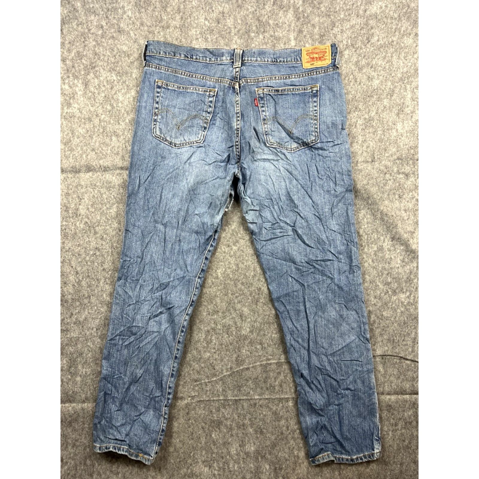 Levi's VINTAGE Levi's 505 Jeans Women Classic Straight Size 16 Distressed Inseam 29 in Blue Denim 5-Pocket Design Womens Levi's 500 Series Size 38" / US 16 / IT 52 - 2 Thumbnail