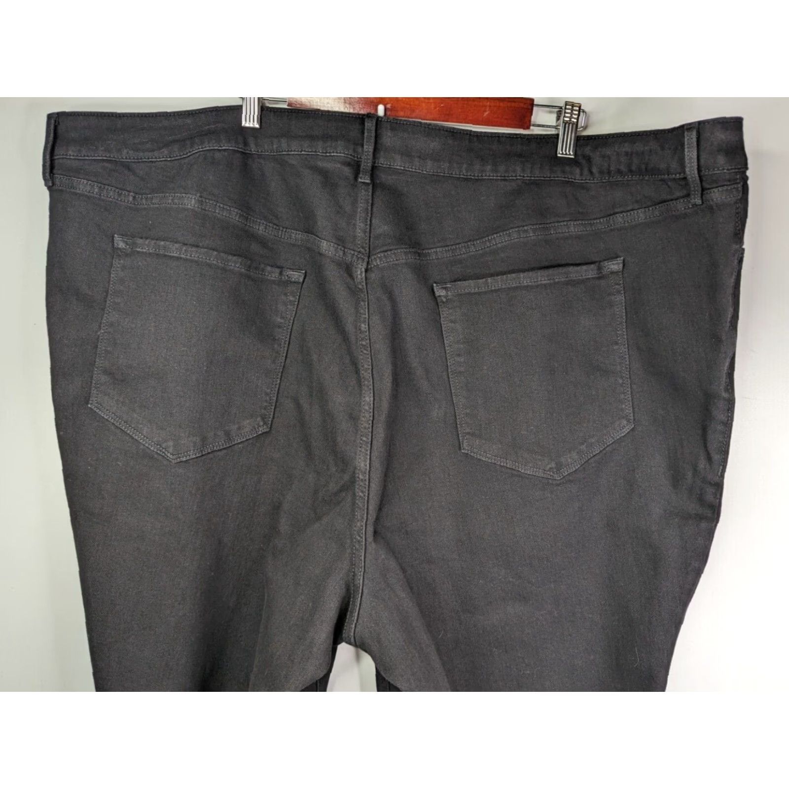 Old Navy Old Navy Jeans Black 30 Women's High Rise Straight Leg Denim 5-Pocket Regular Size 30 Stretch Size 30" / US 8 / IT 44 - 5 Thumbnail