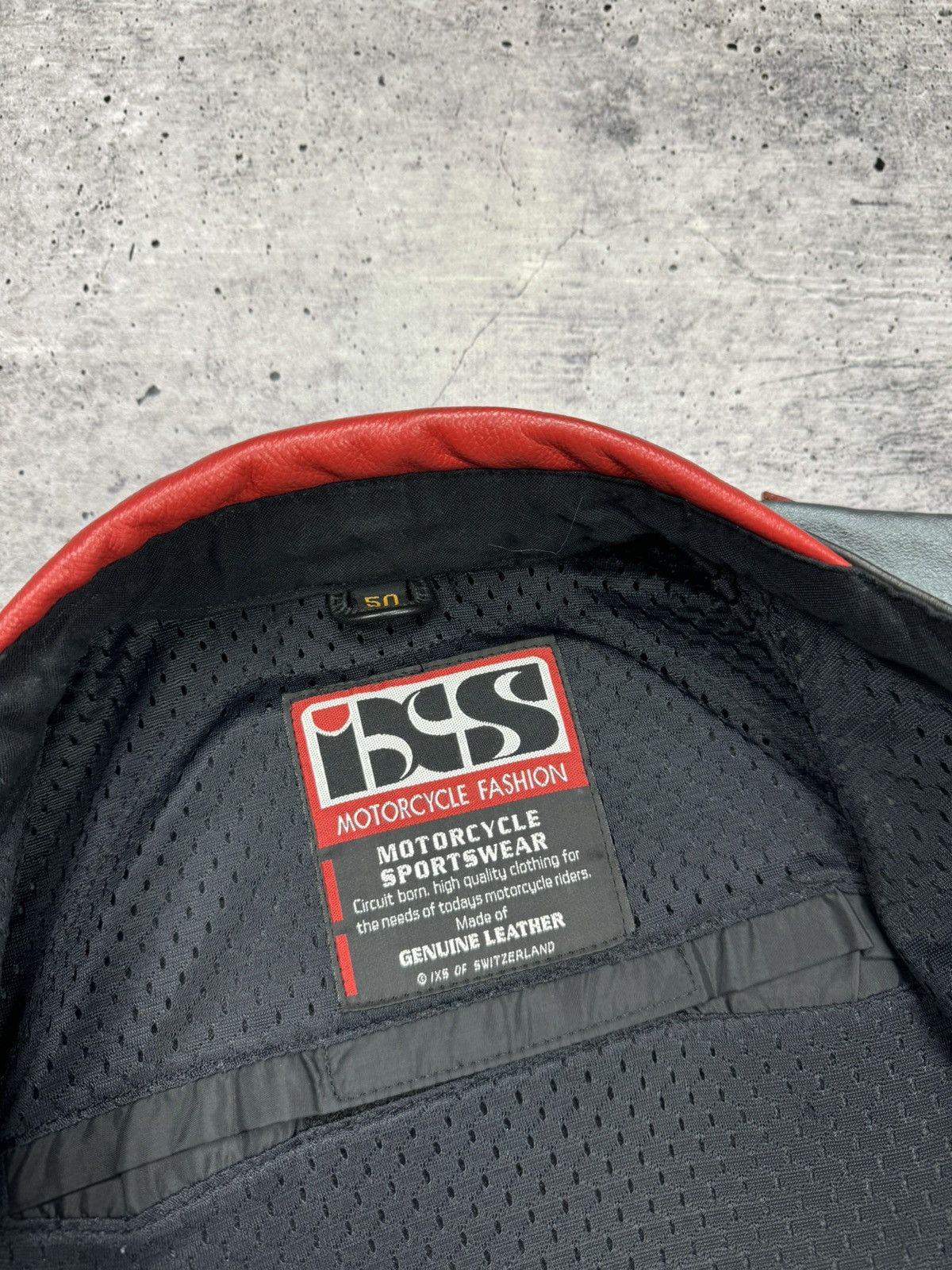 Genuine Leather × Vintage Vintage IXS Y2K Leather Reflective Racing Moto Bomber Jacket Size US M / EU 48-50 / 2 - 16 Thumbnail