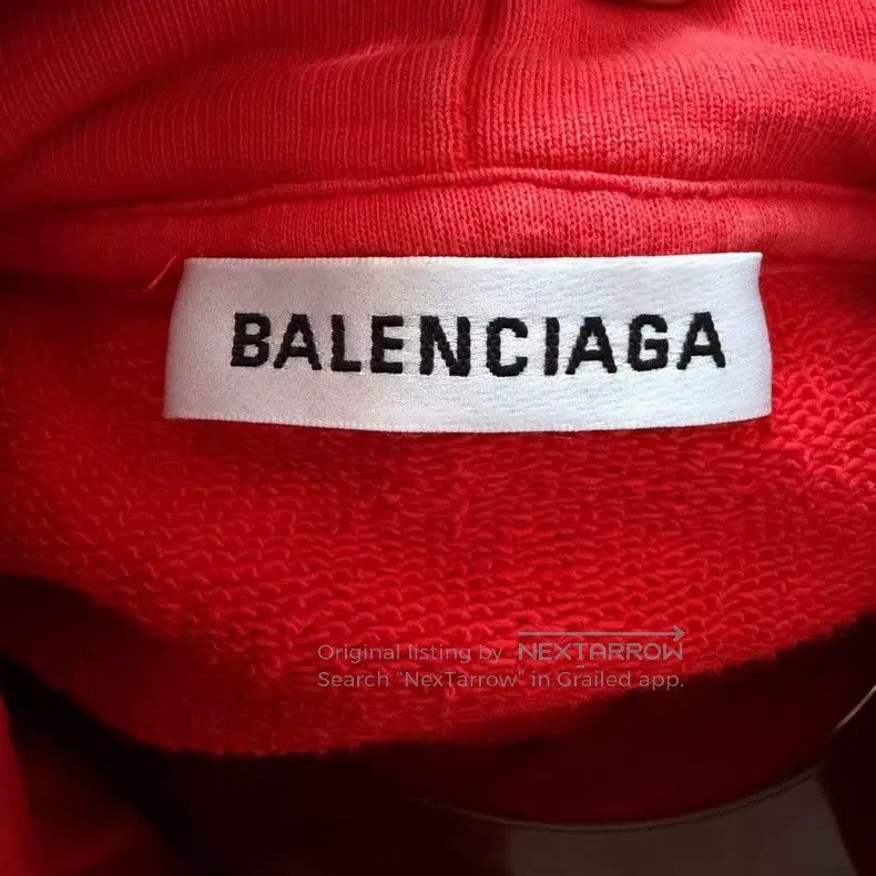 Balenciaga Balenciaga Red Cola Sweatshirt Size US S / EU 44-46 / 1 - 3 Thumbnail
