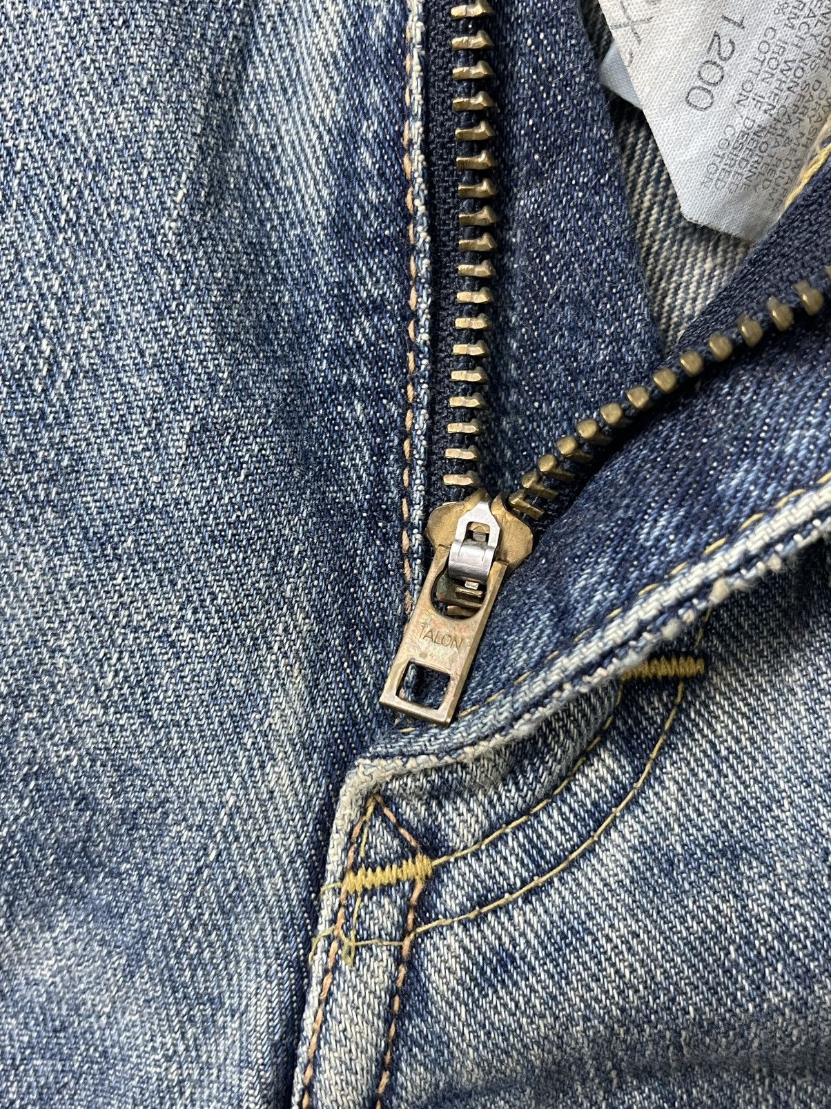 Lee Vintage Lee Riders Selvedge Faded Talon Zipper Size US 32 / EU 48 - 16 Thumbnail