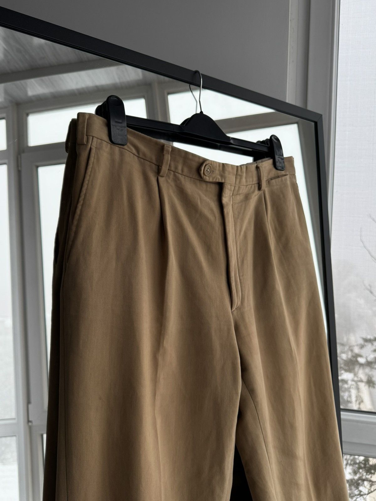 Brioni Vintage Brioni Beige Straight Mens Pants Sz L Size US 36 / EU 52 - 3 Thumbnail