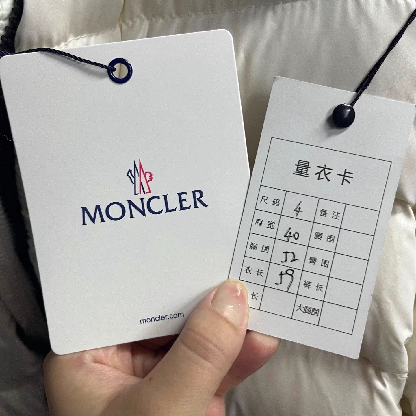 Moncler Moncler Baby White Ski Patch Logo Short Puffer Jacket Size XL / US 12-14 / IT 48-50 - 3 Thumbnail