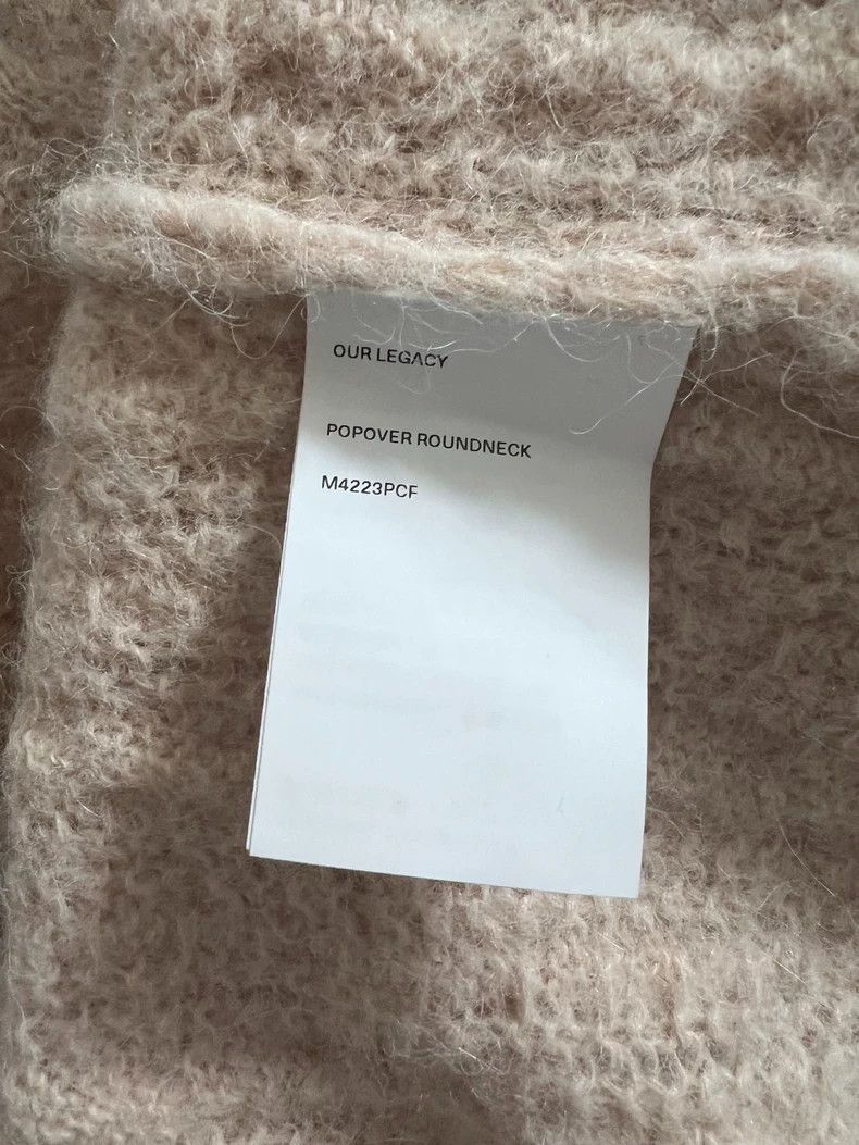 Our Legacy our legacy size 50 Alpaca wool, horsehair sweater 2502-Nex Size US M / EU 48-50 / 2 - 5 Thumbnail