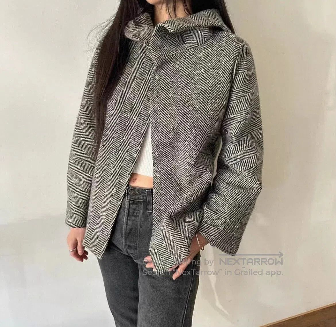 Yohji Yamamoto Yohji Yamamoto Houndstooth Cape Coat. Size XL / US 12-14 / IT 48-50 - 8 Thumbnail