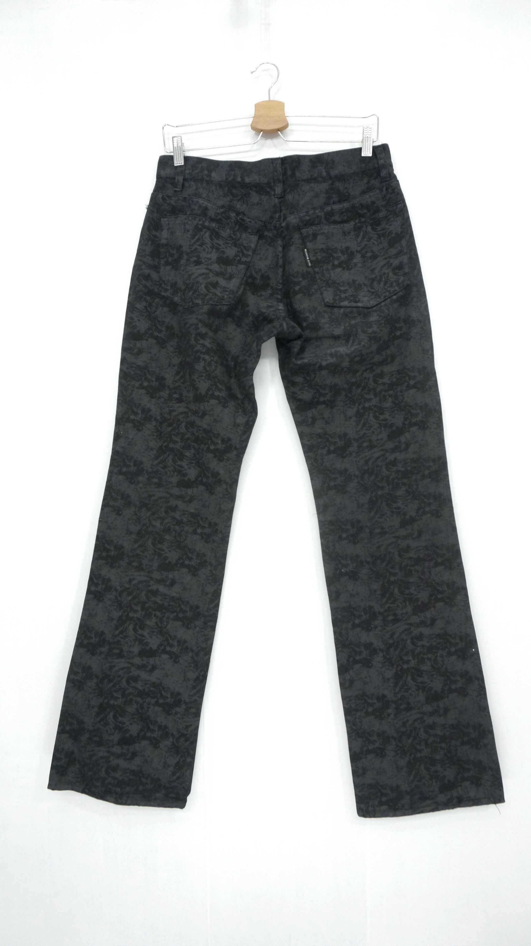 Japanese Brand × Modern Amusement × Tornado Mart 🎌 MODERM JEANS Japan Abstract Black Jeans Size US 29 - 3 Thumbnail