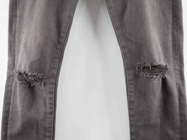Sz 3 Undercover 14SS Waist Zip Distressed Denim
