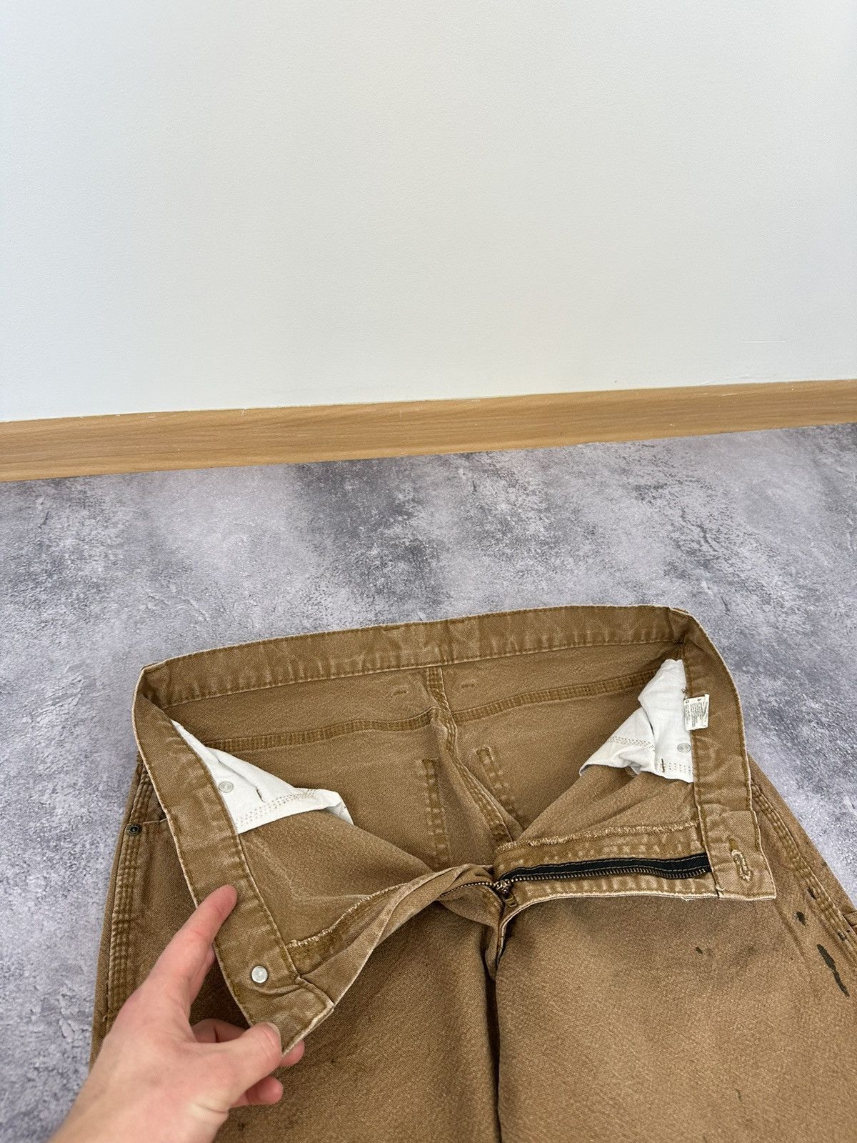Dickies Vintage Dickies Faded Carpenter Cargo USA Opium Work Pants Size US 34 / EU 50 - 13 Thumbnail