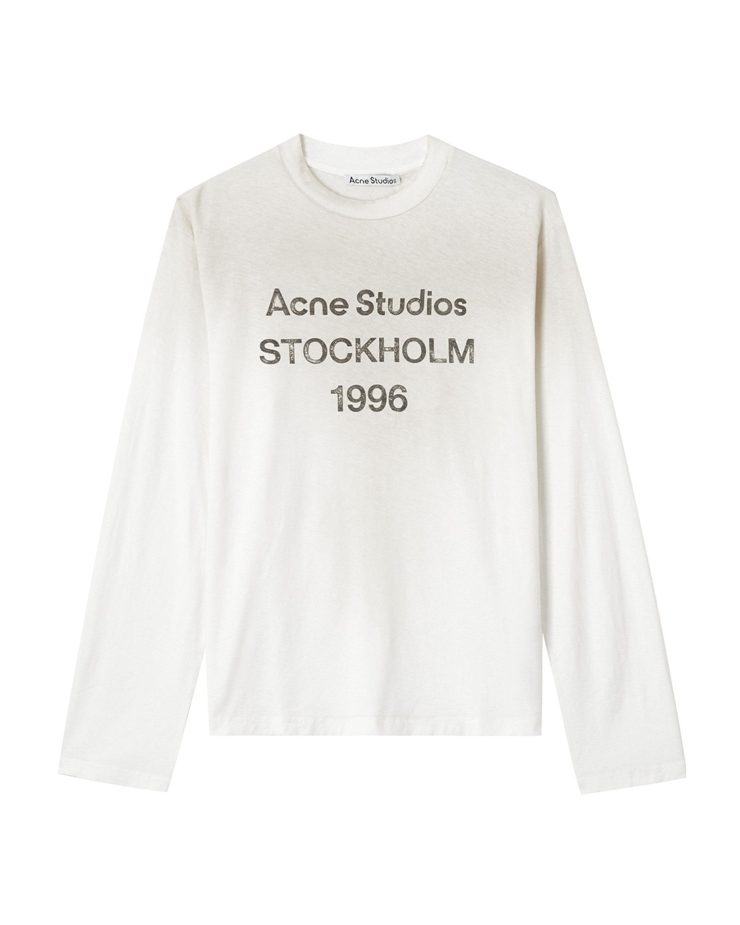 Acne Studios Acne Studios Letter Printed Long Sleeve T-Shirt Size L / US 10 / IT 46 - 1 Thumbnail