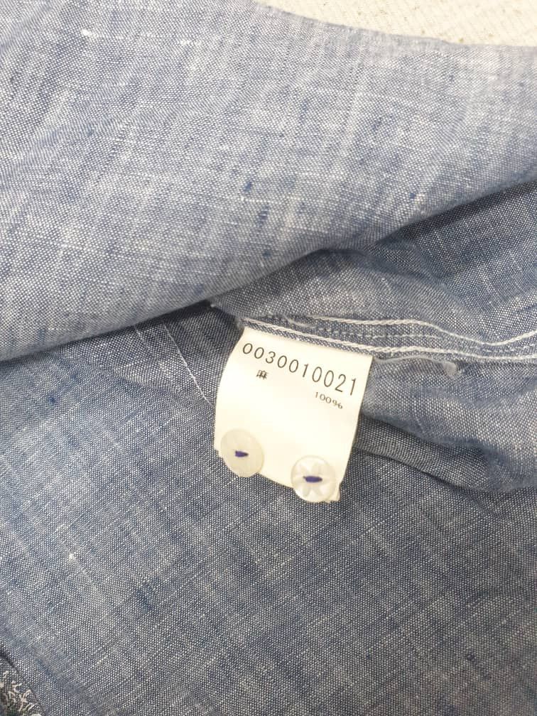 ABAHOUSE Abahouse Japanese brand blue colour chambray shirt Size US S / EU 44-46 / 1 - 3 Thumbnail