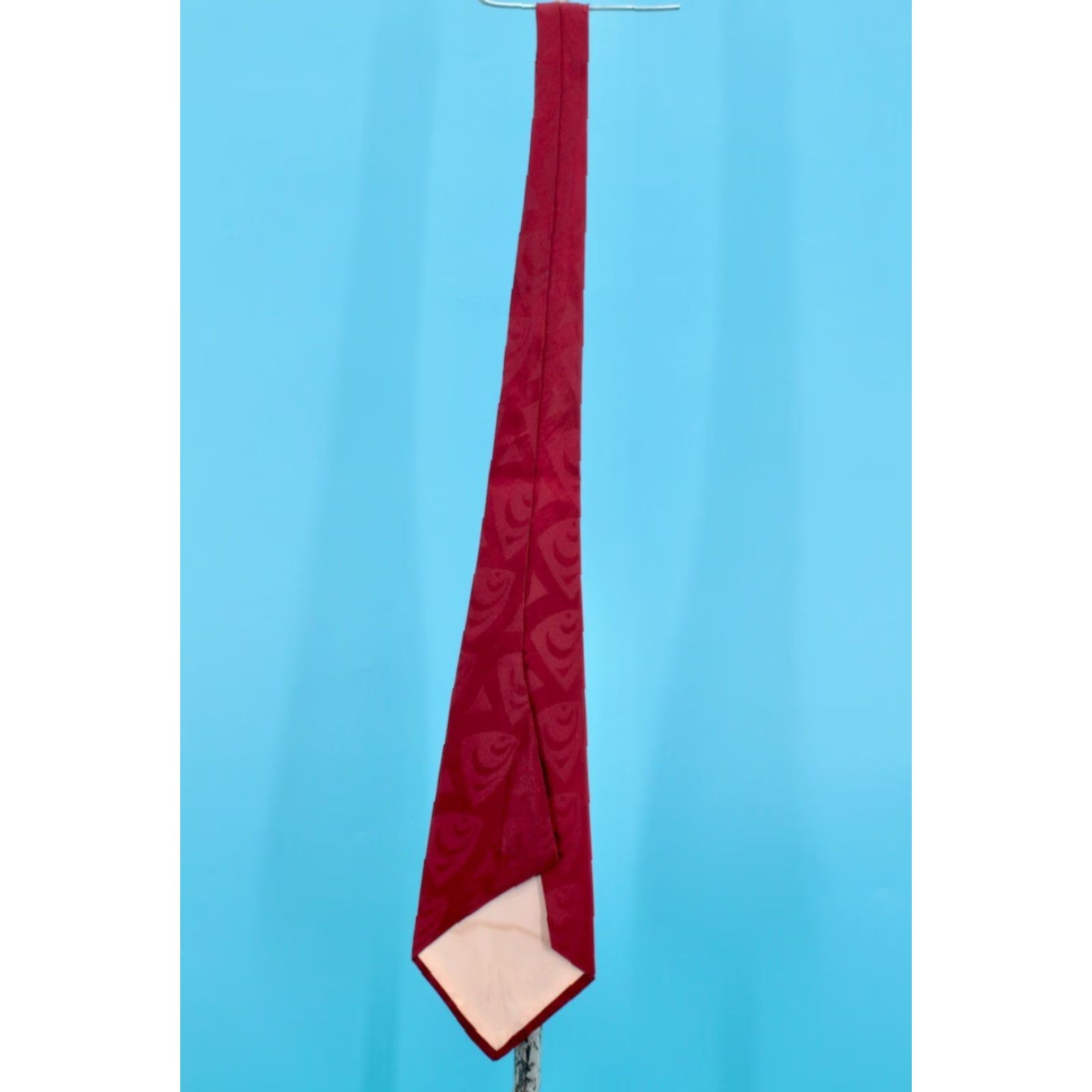 Vintage VTG Artcraft Necktie Shirt 1940s Mens Red Satin 40s Tie Womens? Mens Size ONE SIZE - 6 Thumbnail