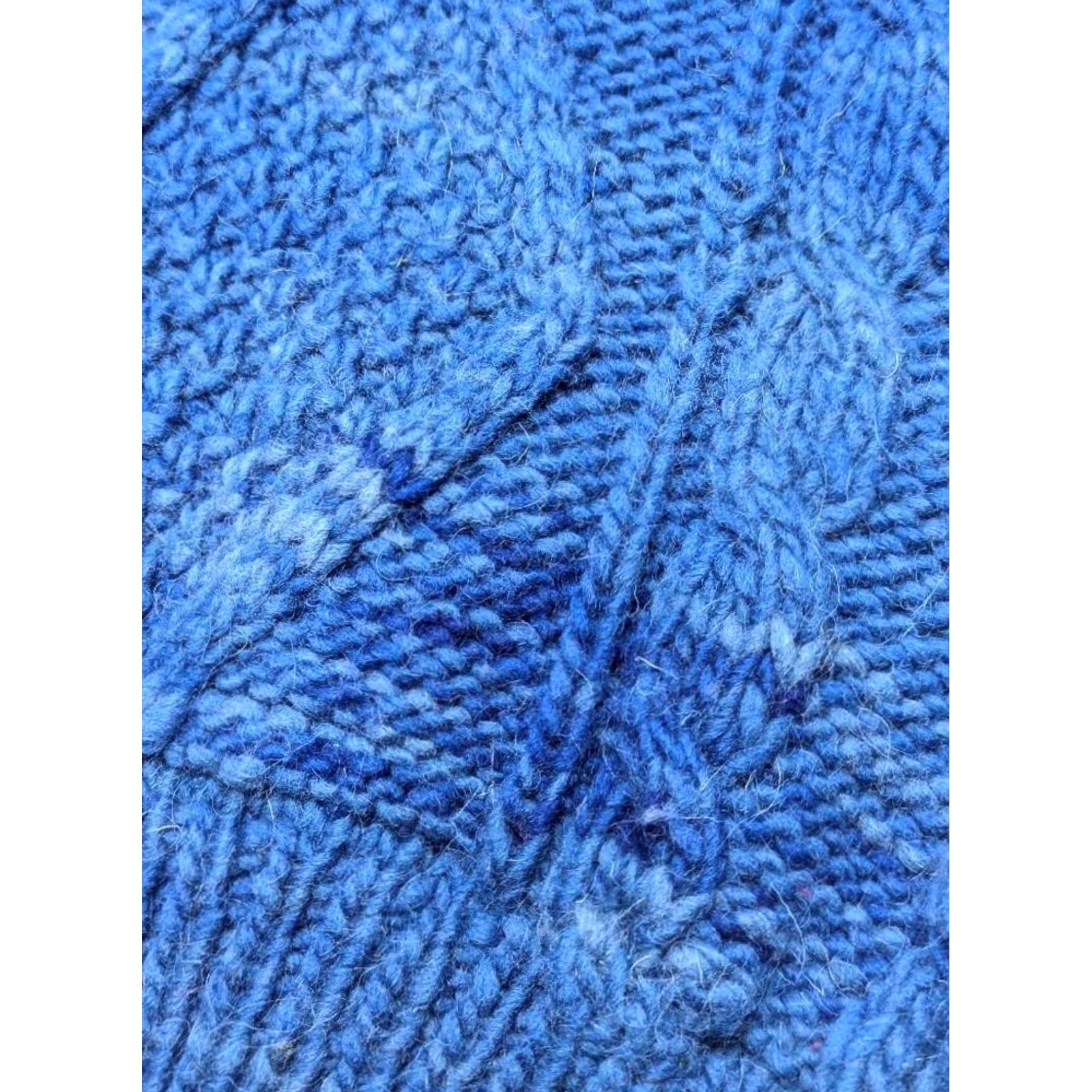 Vintage VINTAGE Woolies ARAN Sweater XL Men Long Sleeve Knit Wool Mock Neck Blue Tall/Long Size US XL / EU 56 / 4 - 5 Thumbnail