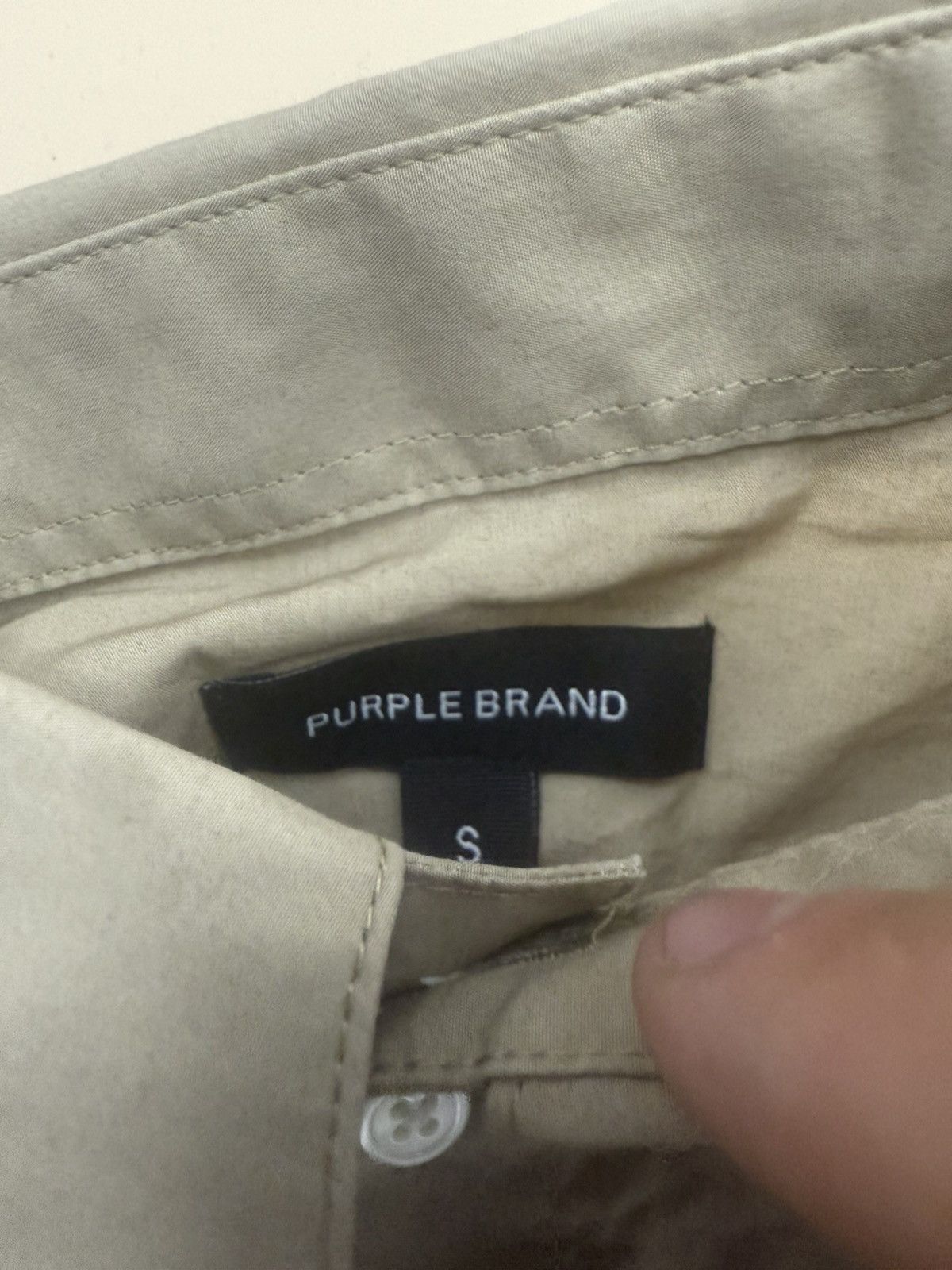 Other Purple Brand Poplin Cropped Shirt Size S / US 4 / IT 40 - 2 Thumbnail