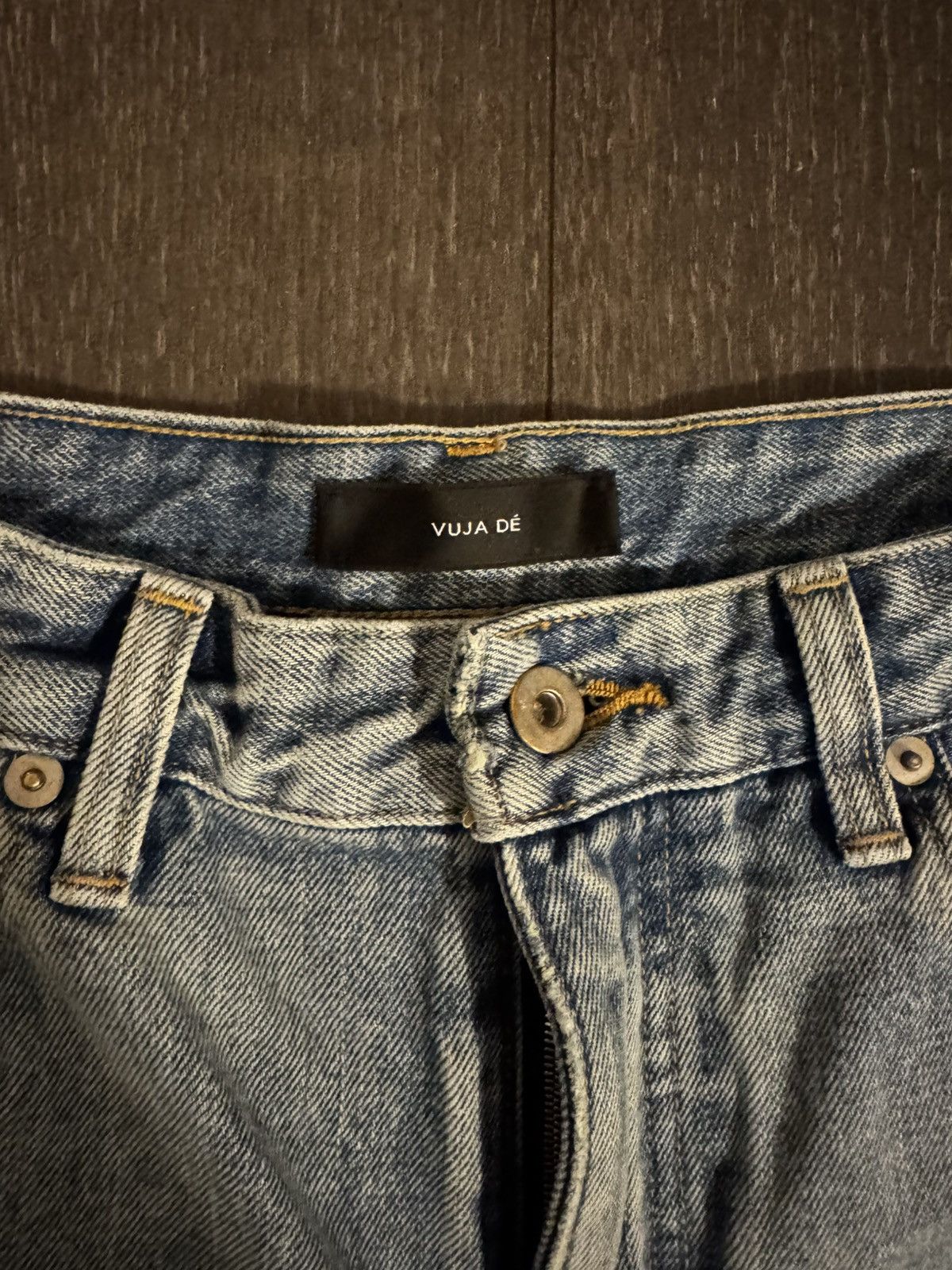 Vuja De Steve Distressed Selvedge Denim