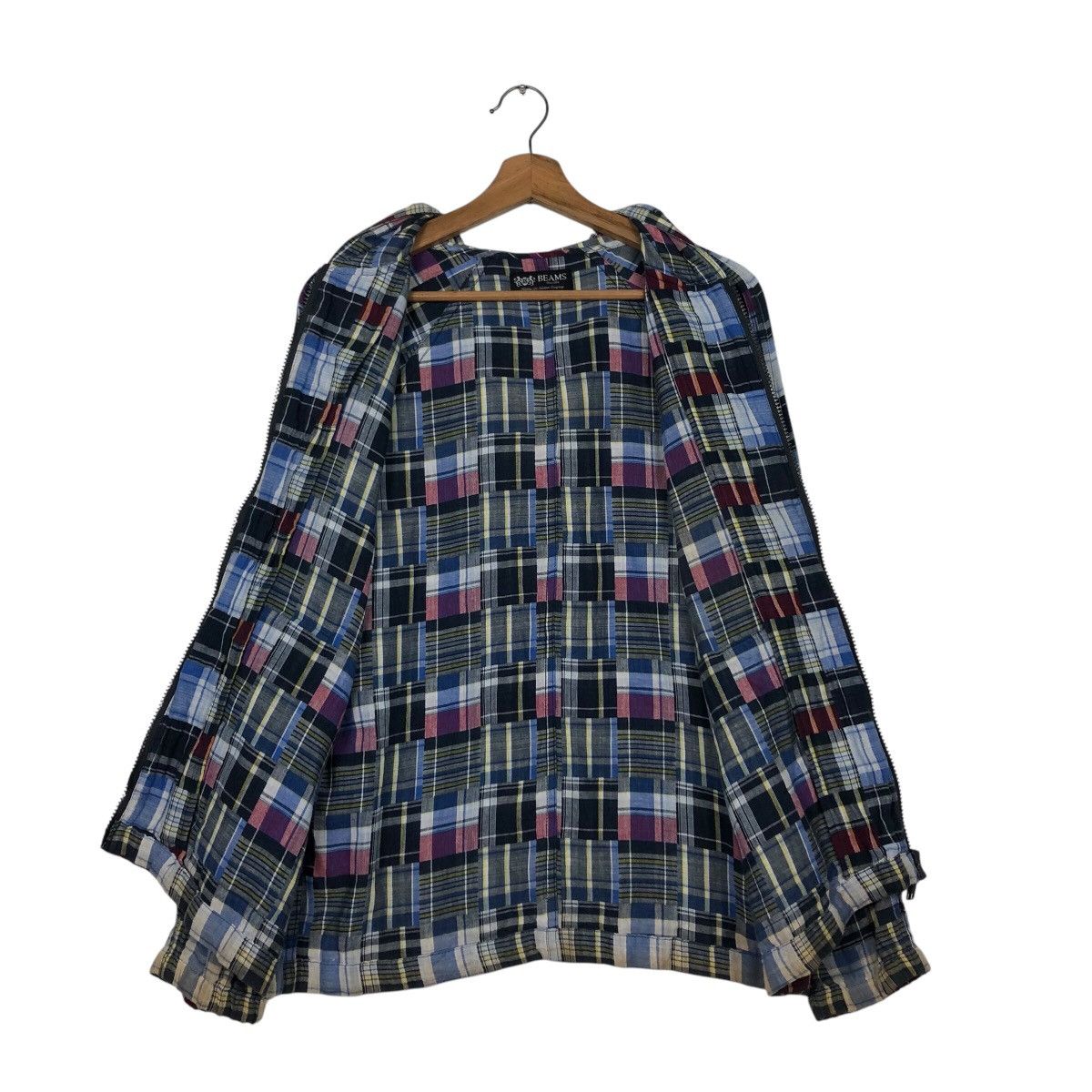 Beams Plus 📌Vintage Zipper Jacket Beams Tartan Design Issey Miyake Size US S / EU 44-46 / 1 - 15 Thumbnail
