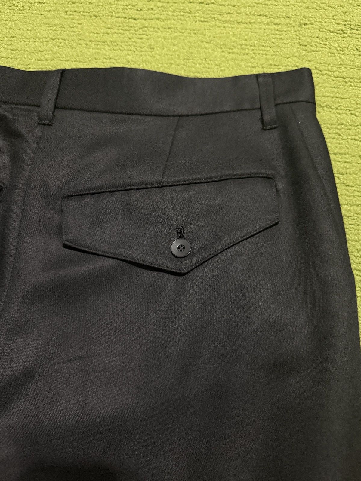 Julius Julius Black Dimensional Wool Trouser Sz 3 Size US 32 / EU 48 - 12 Thumbnail