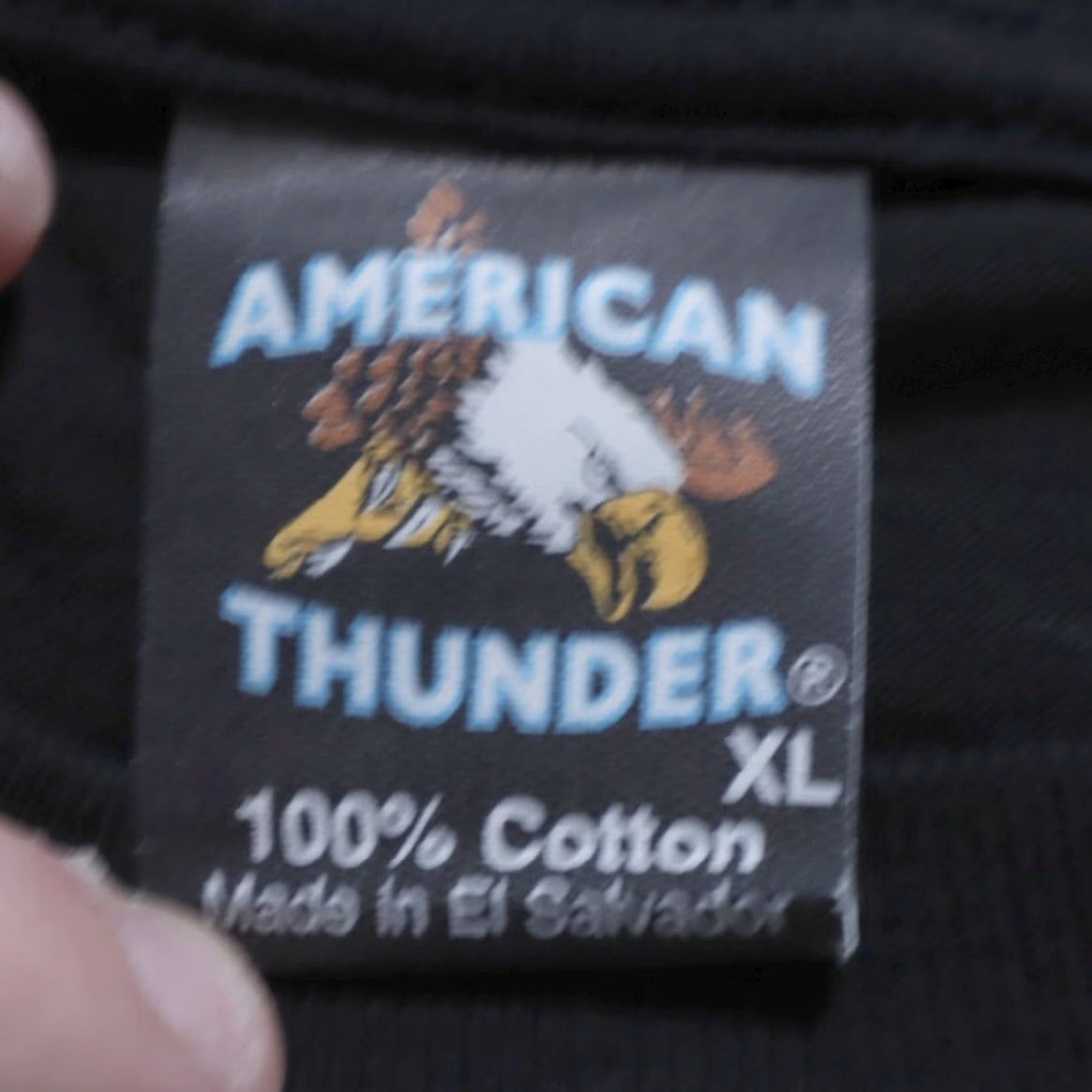 Vintage VTG American Thunder Big Bad Bull Dairy Mart Solid T-Shirt Black Men's XL Size US XL / EU 56 / 4 - 5 Thumbnail