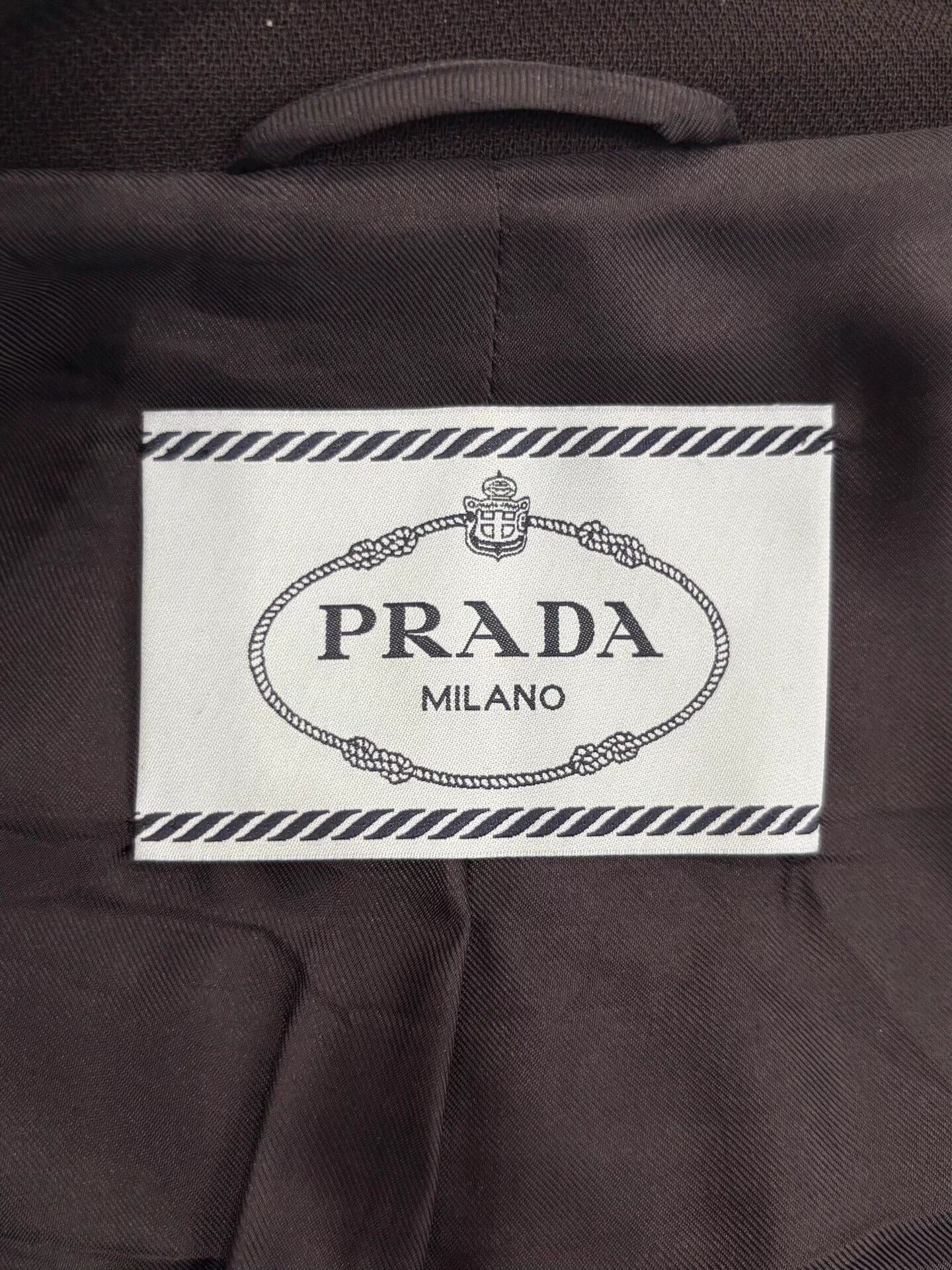Prada Prada Women's Black Wool Jacket 40 99 New Size S / US 4 / IT 40 - 5 Thumbnail
