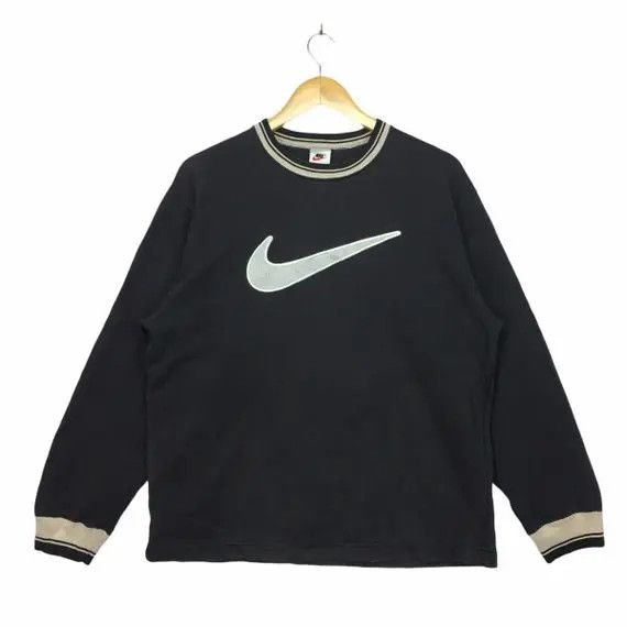 Nike Vtg NIKE Sweatshirt Swoosh Logo Jumper Pullover Streetwear Size US M / EU 48-50 / 2 - 1 Thumbnail