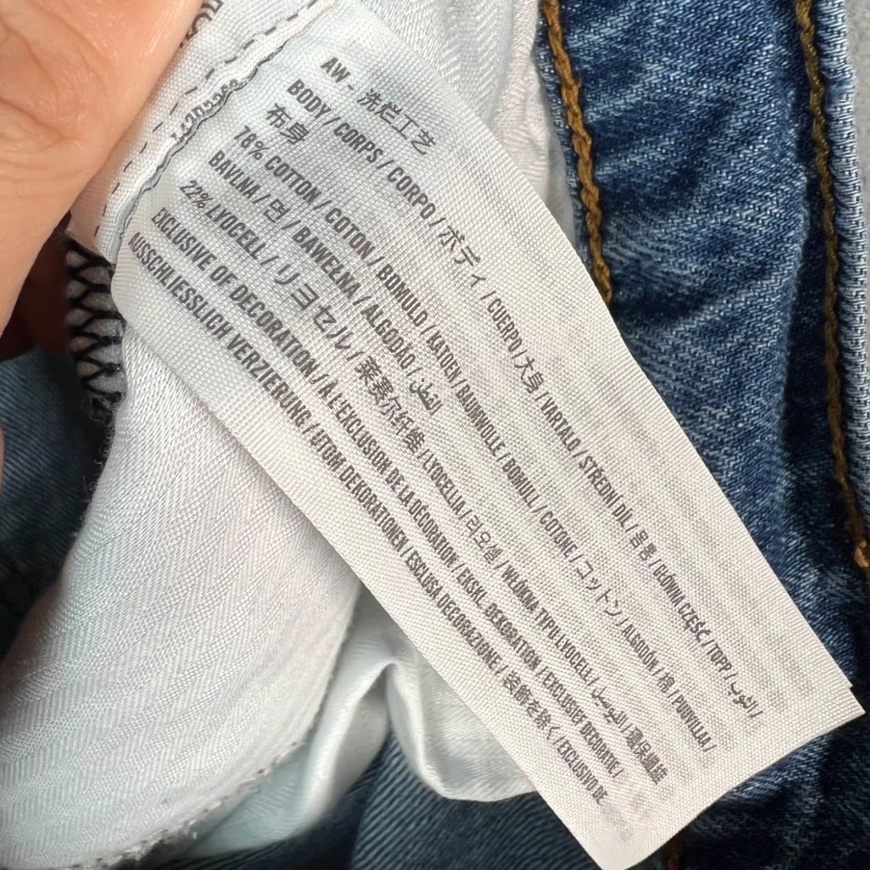 Abercrombie & Fitch Abercrombie & Fitch Womens Size 34 / 18 High Rise Denim Midi Skirt Blue Shirt? Size 40" / US 18 - 4 Thumbnail