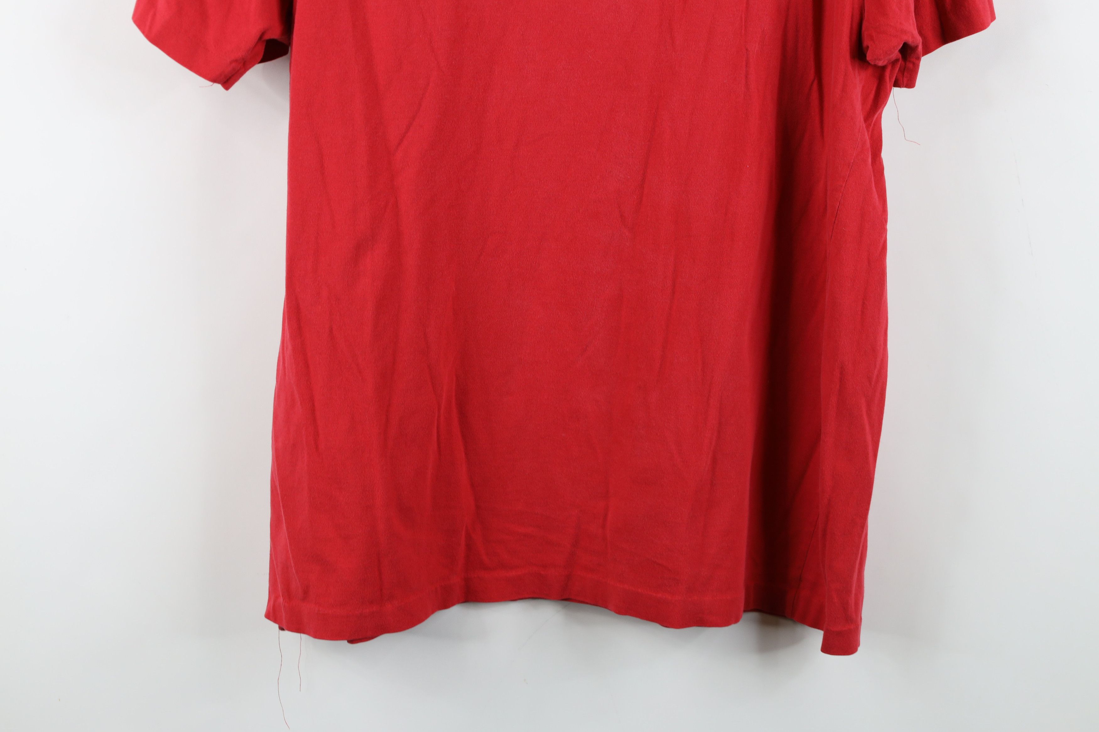 Ralph Lauren Vintage 90s Ralph Lauren Pocket T-Shirt Red Cotton USA Size US M / EU 48-50 / 2 - 15 Thumbnail