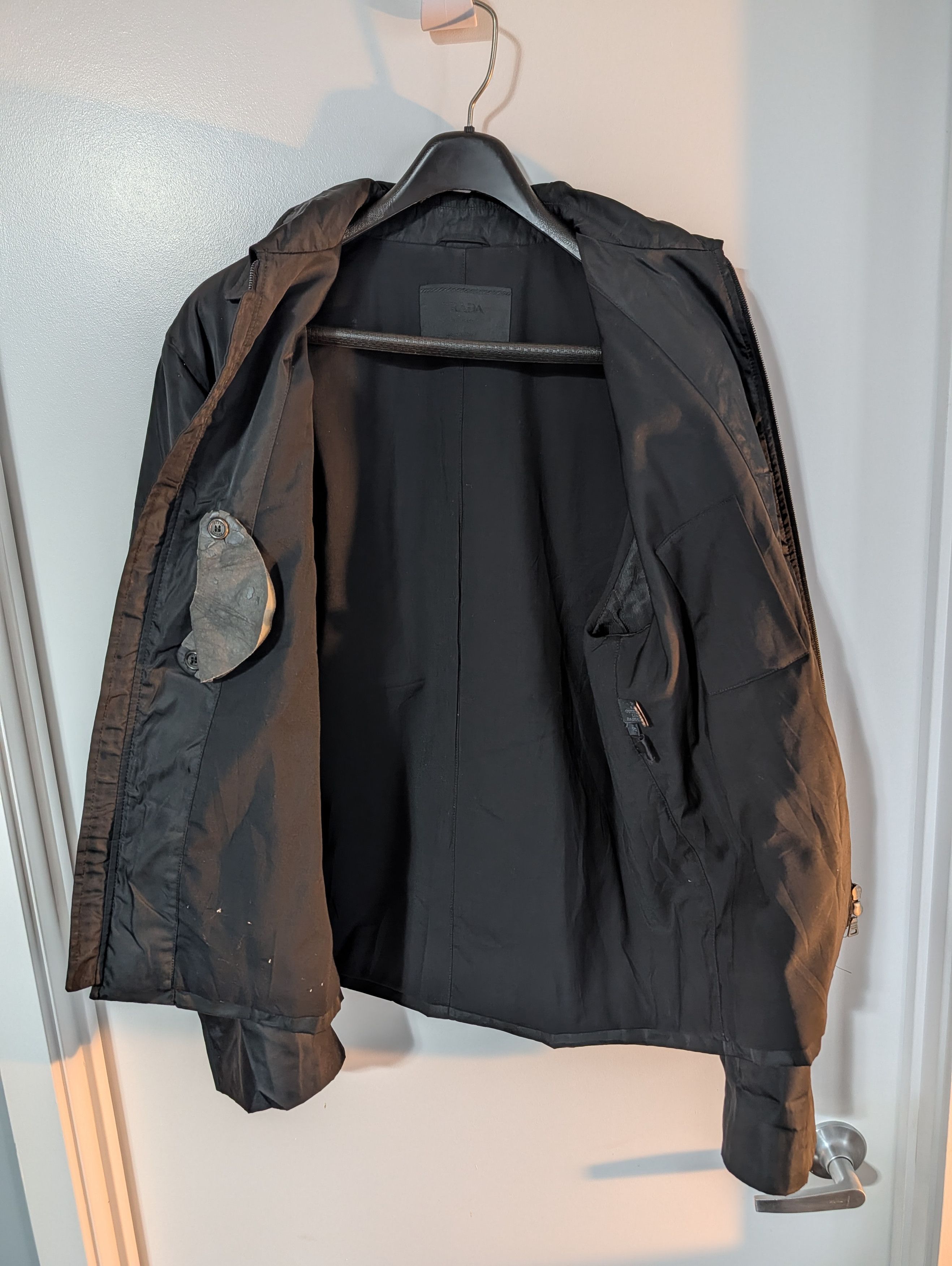 Prada Prada Milano Mainline Work Blouson Nylon Jacket padded Size US L / EU 52-54 / 3 - 3 Thumbnail