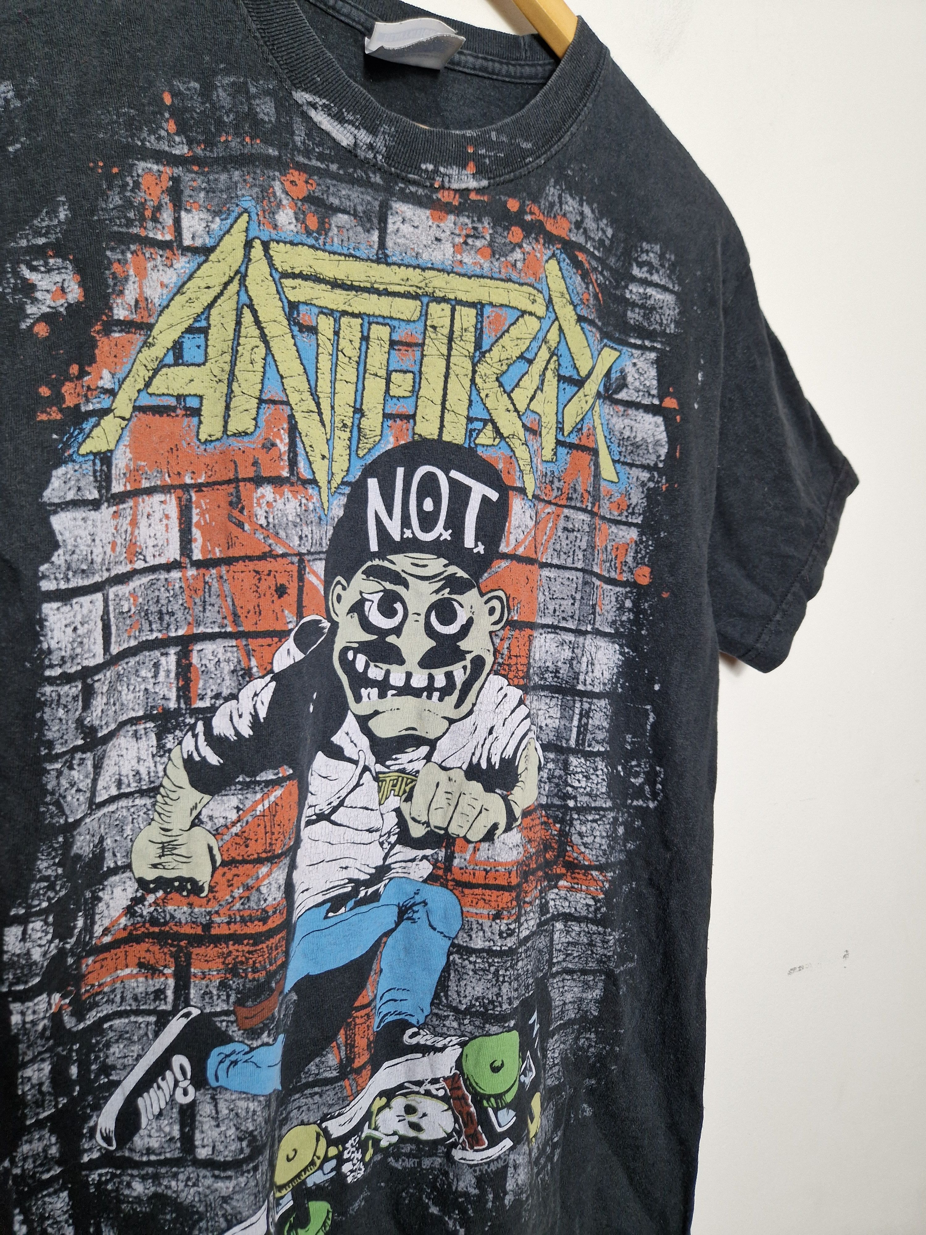 Vintage Anthrax vintage printed tee Size US S / EU 44-46 / 1 - 5 Thumbnail