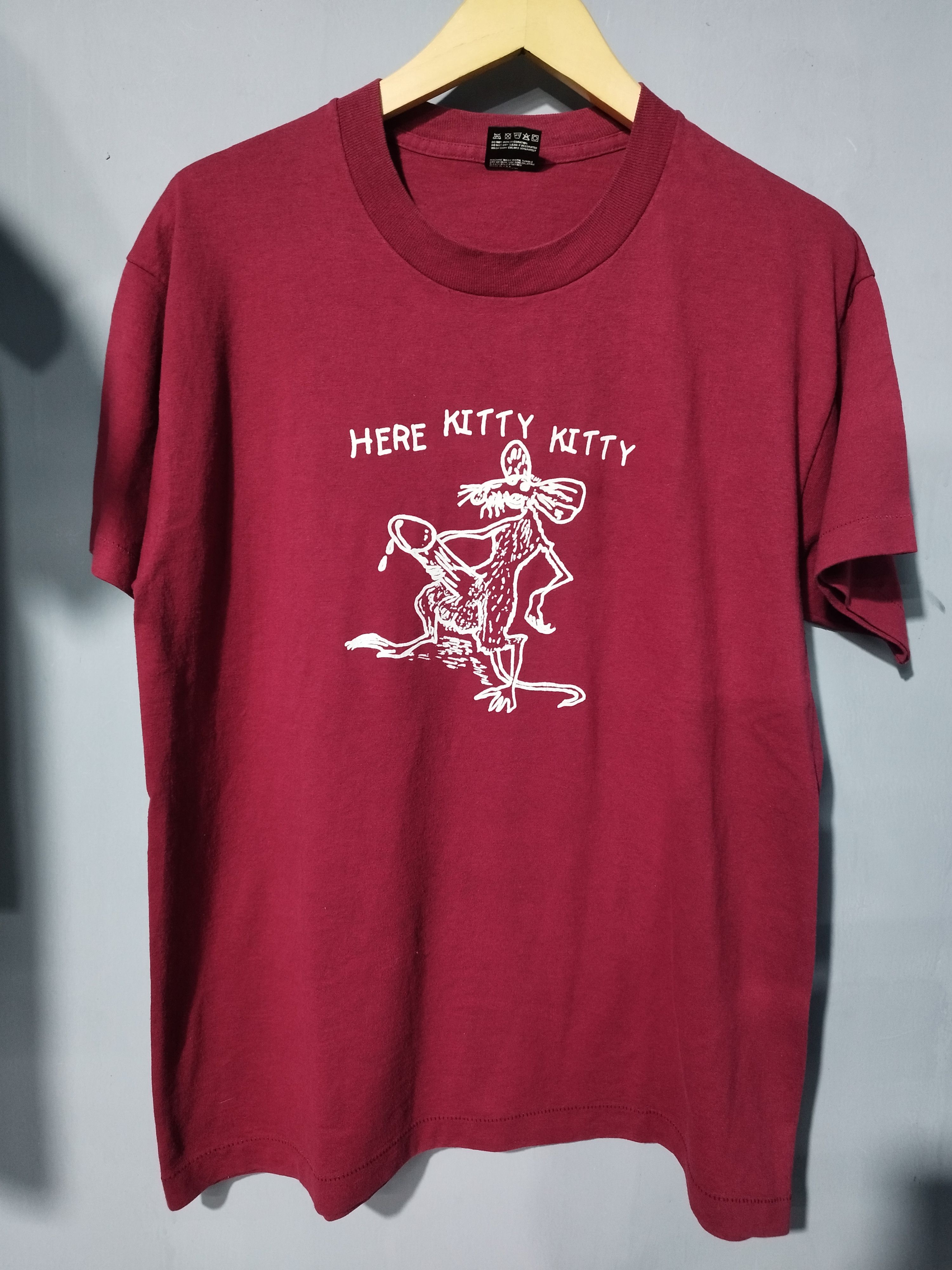 Vintage need gone Vintage 90s Here Kitty Kitty Size US L / EU 52-54 / 3 - 2 Thumbnail