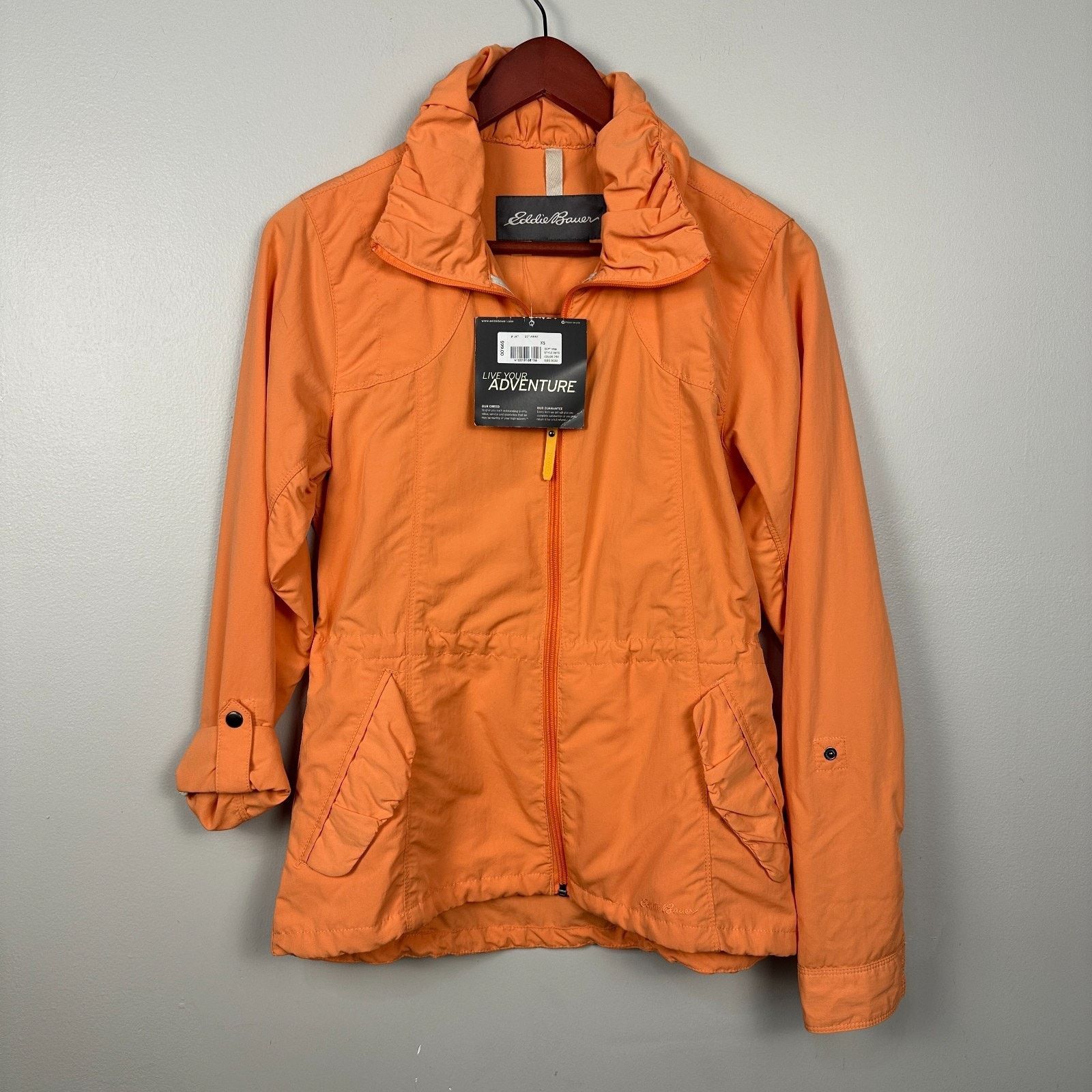 Eddie Bauer NWT Eddie Bauer Womens Travex Jacket XS Extra Small Orange Size XS / US 0-2 / IT 36-38 - 1 Thumbnail
