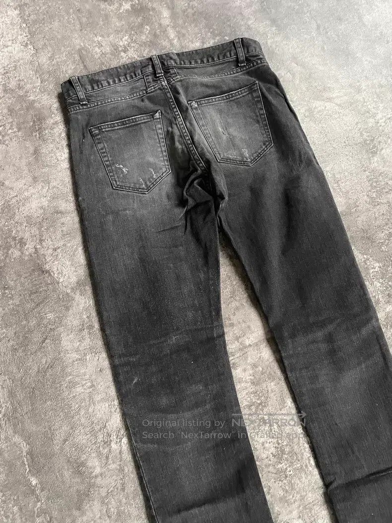 Saint Laurent Paris Saint Laurent Paris Black Gray Washed Patch Distressed Den Size US 30 / EU 46 - 6 Thumbnail