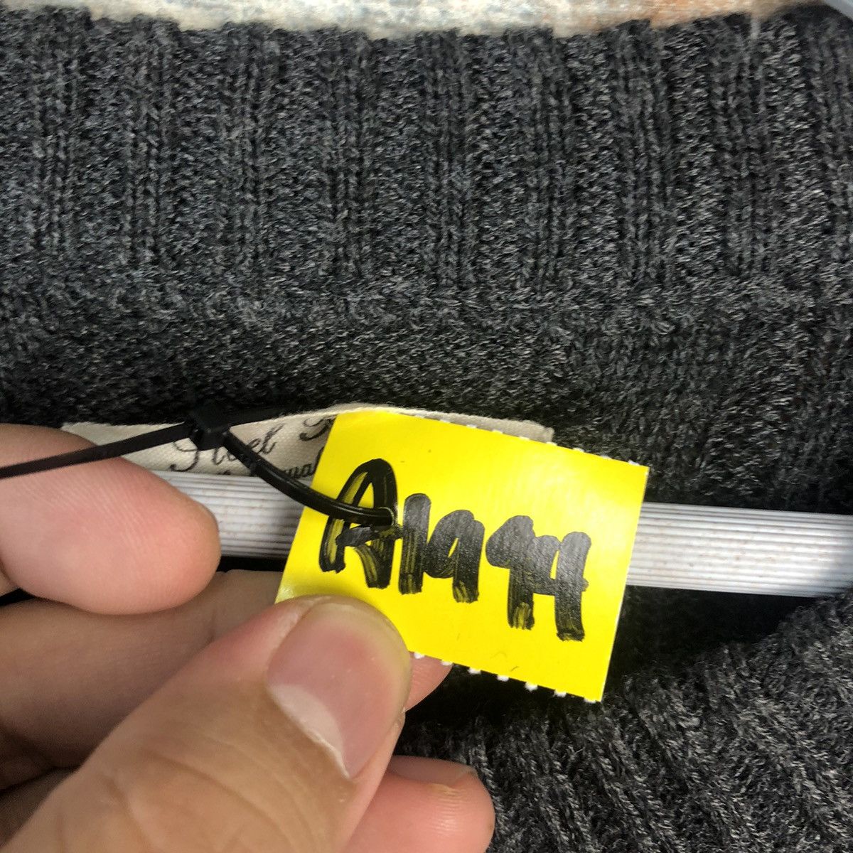 Homespun Knitwear × Japanese Brand Gteel Brawn Grey Knitwear #A1994 Size L / US 10 / IT 46 - 9 Thumbnail