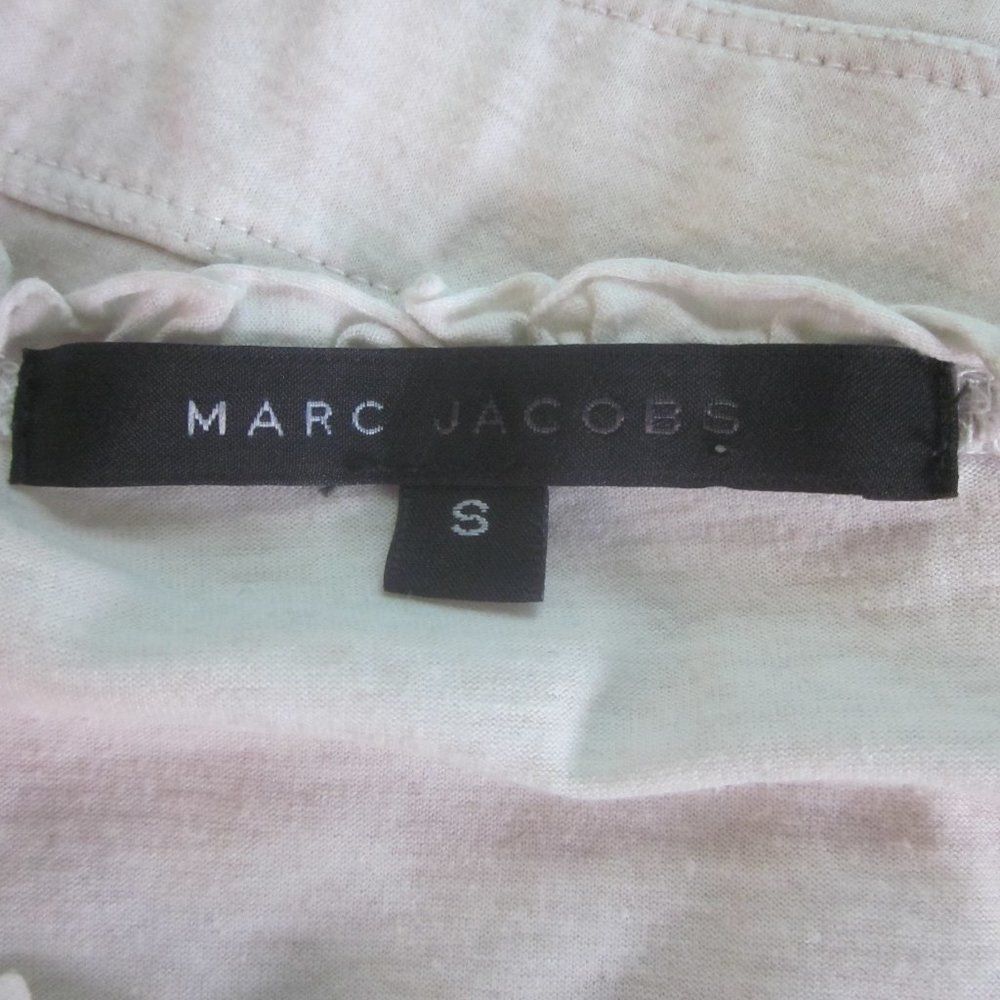 Marc Jacobs Marc Jacobs Size S Cotton Cream 3/4 Sleeve Blouse with Peplum Tie Waist Size S / US 4 / IT 40 - 2 Thumbnail