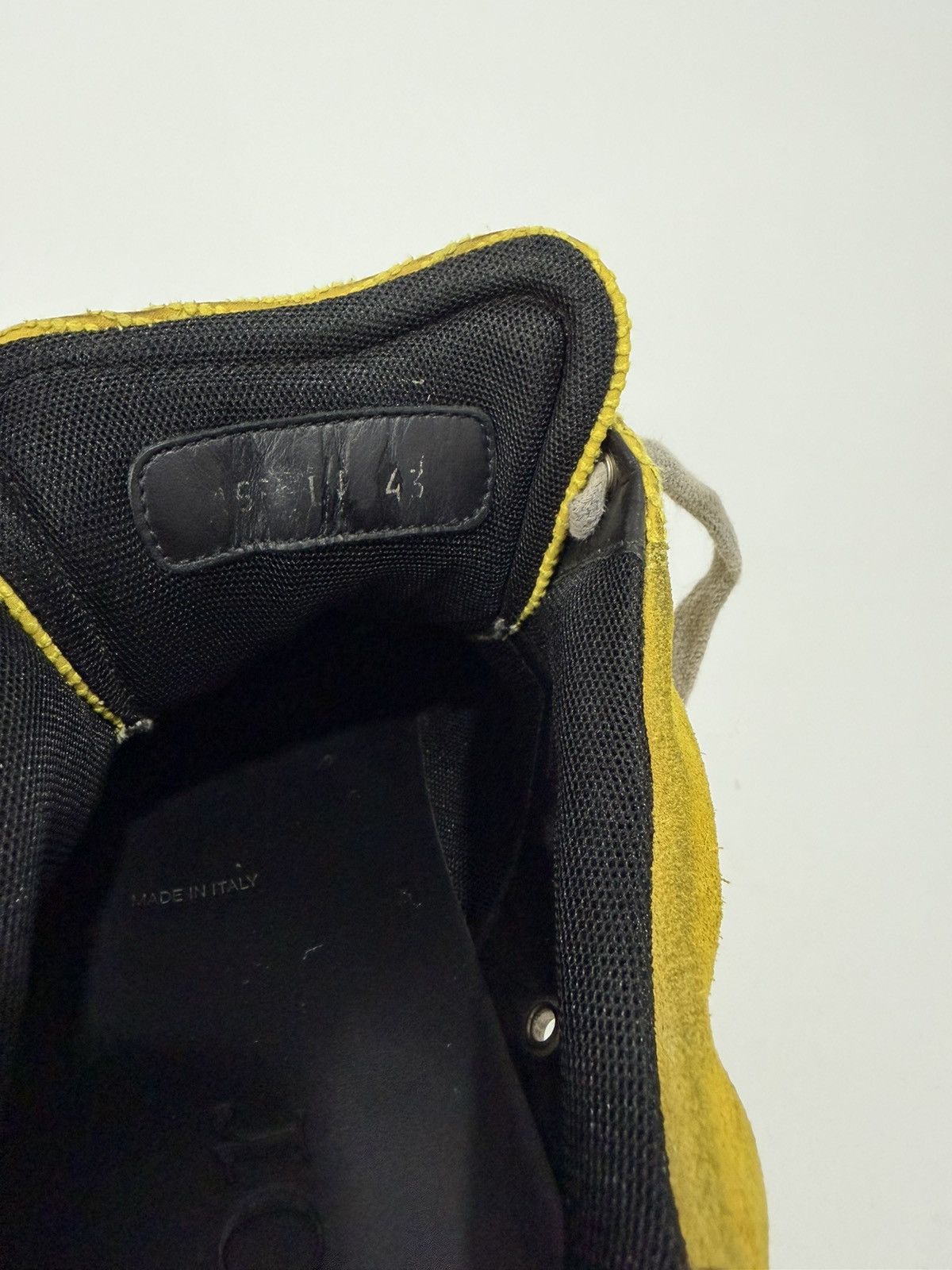 Dior Dior Homme Yellow Suede And Leather Platform Sneakers Size US 10 / EU 43 - 11 Thumbnail
