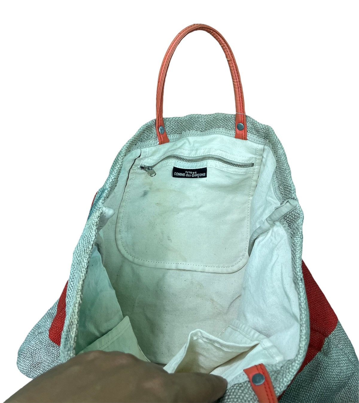 Comme des Garcons Rare Comme Des Garcons Tricot hemp cotton tote bag Size ONE SIZE - 4 Thumbnail