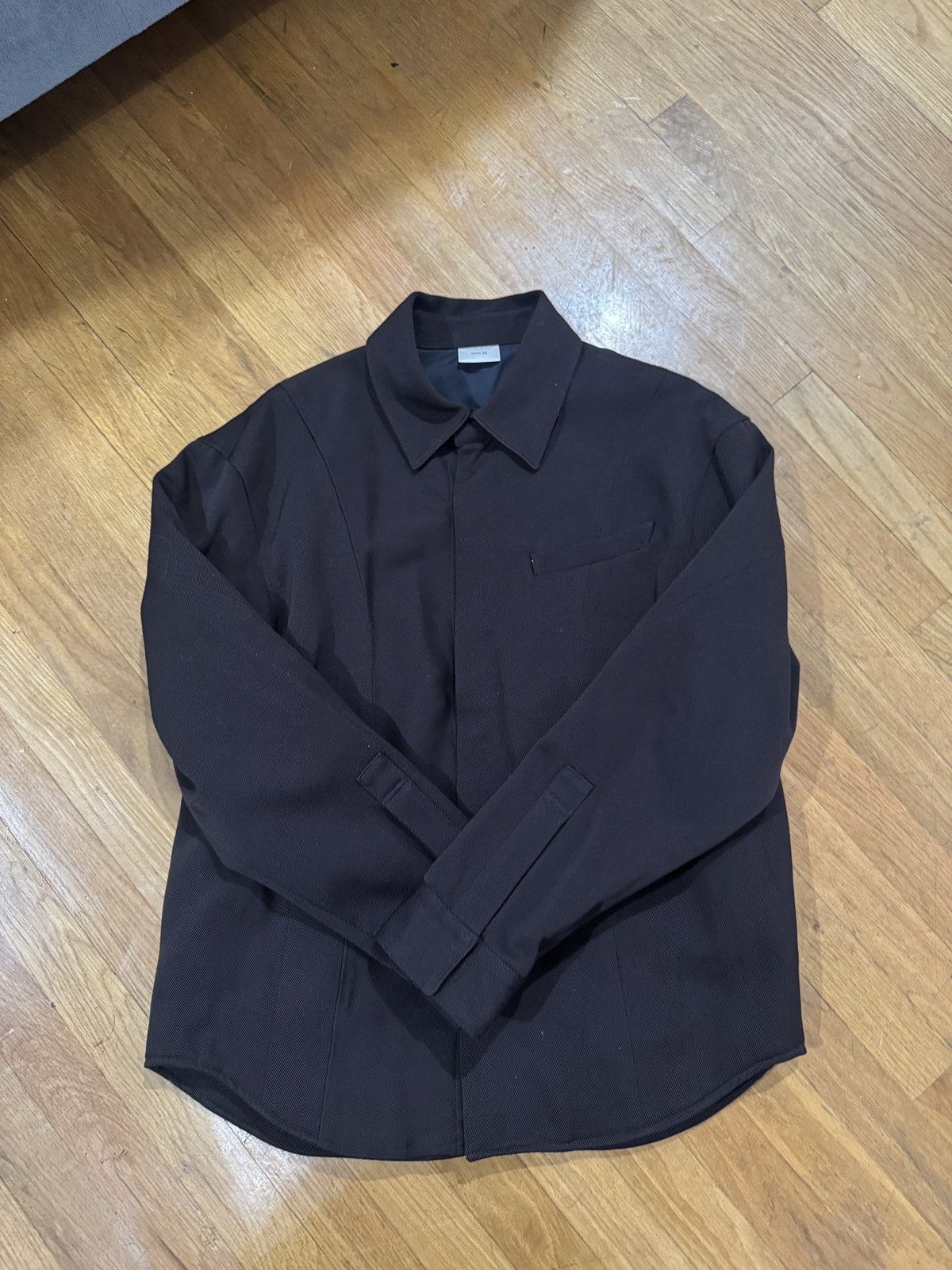 Vuja De Vuja De Nolan Misdirected Affix Jacket Brown Medium | Grailed