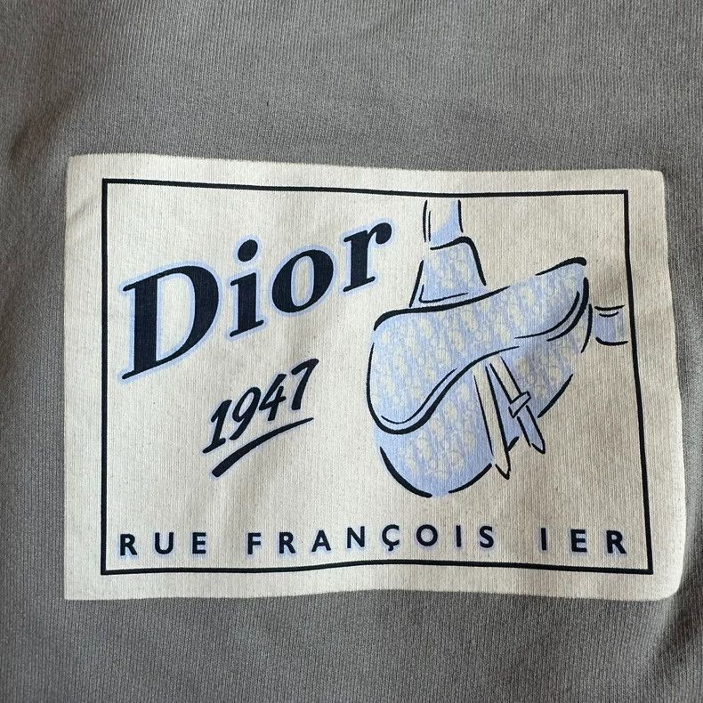 Dior DiorSaddle bag badge print pattern sweatshirt 2503-Nextarro Size US XL / EU 56 / 4 - 2 Thumbnail