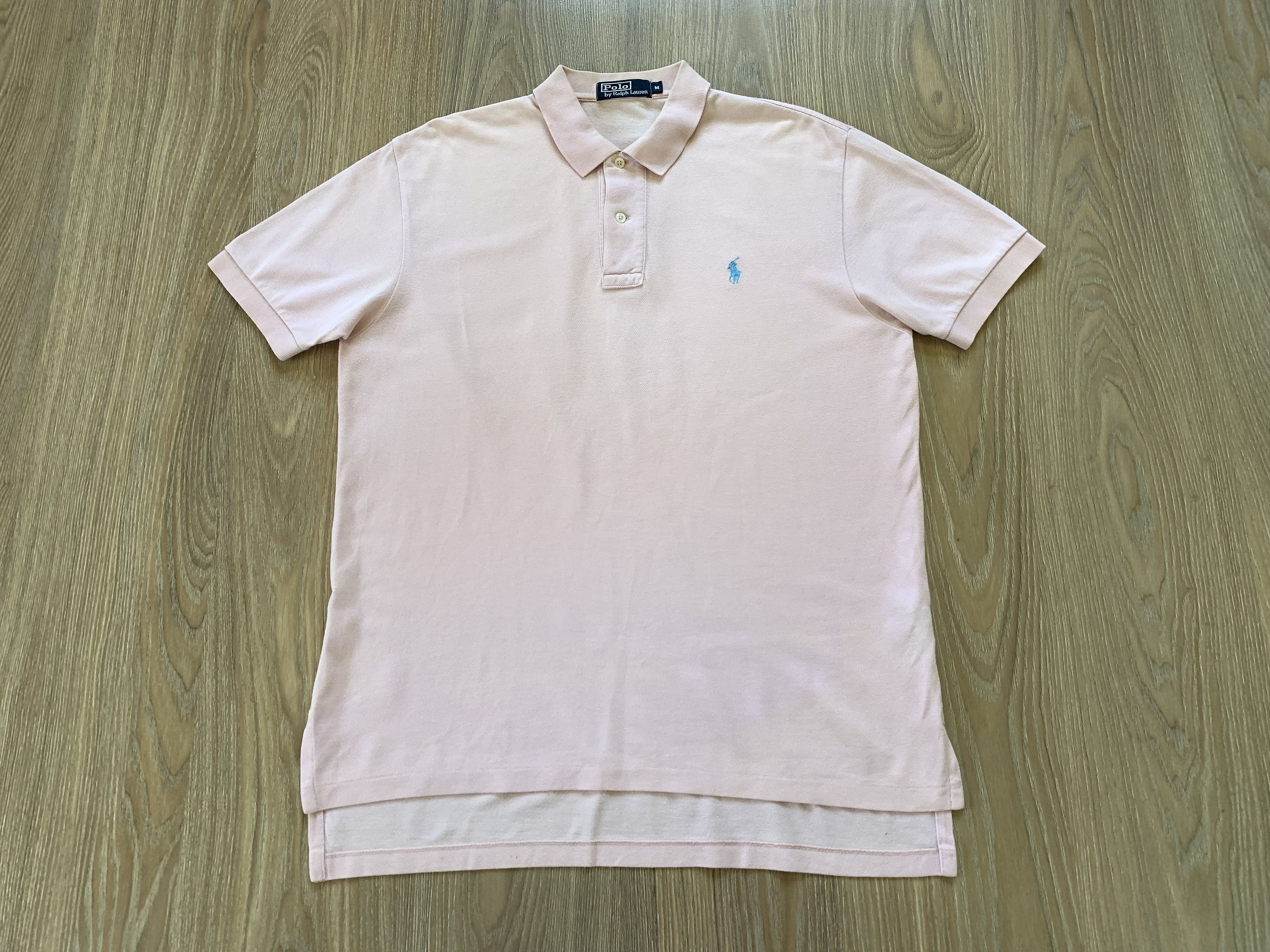 Polo Ralph Lauren Polo Ralph Lauren Cotton Pink Polo Size US M / EU 48-50 / 2 - 2 Thumbnail