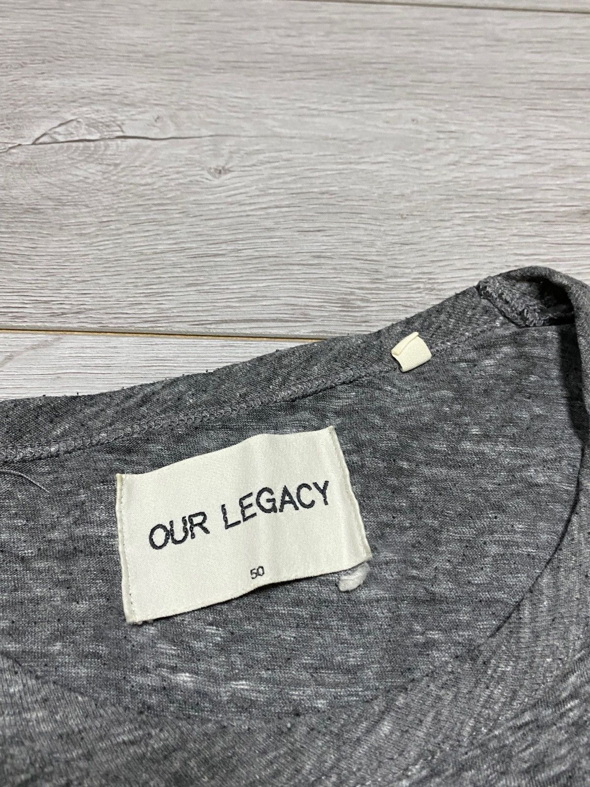 Our Legacy Our Legacy vintage texture all over t-shirt | Grailed