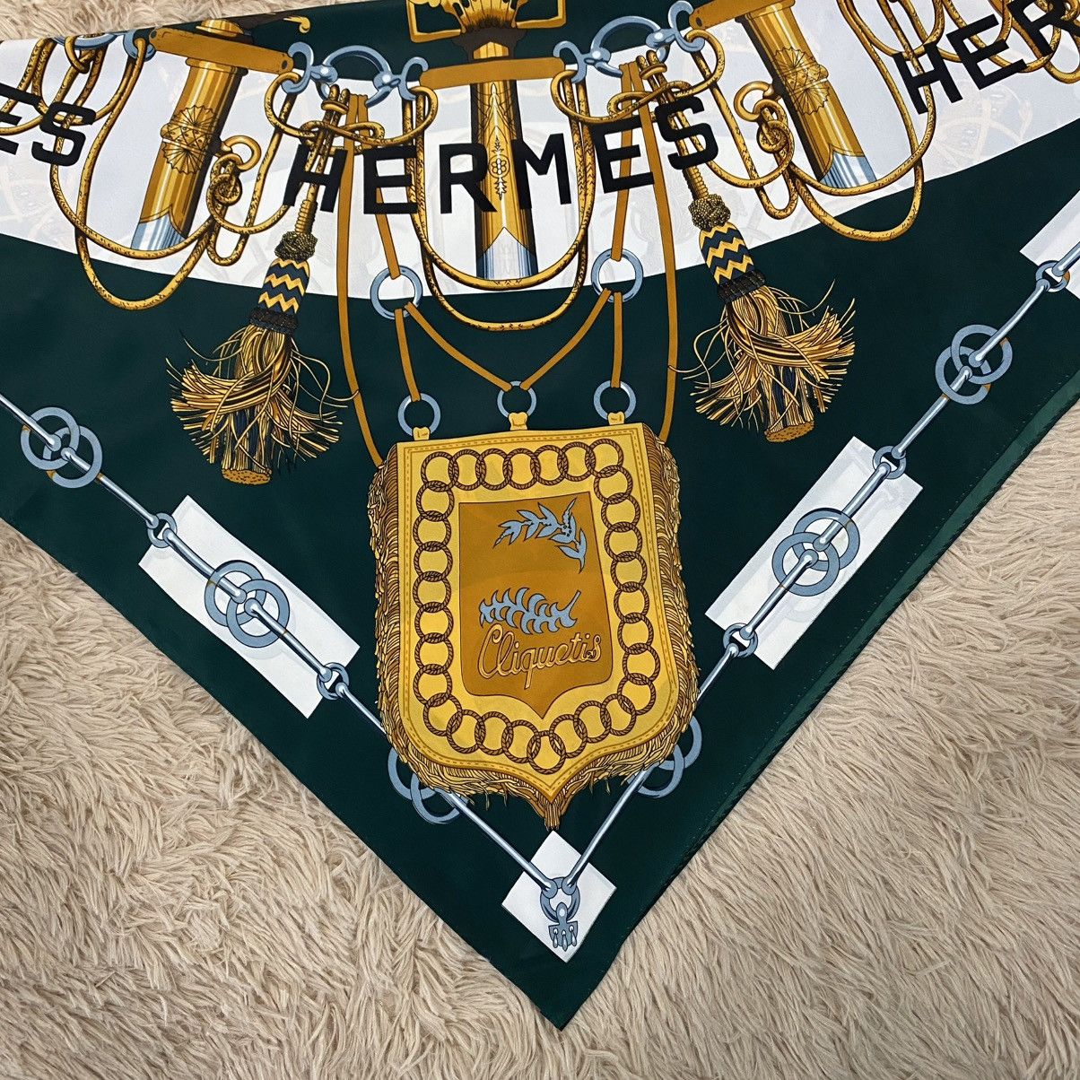 Hermes 🔥VINTAGE SCARVES HERMES SILK MADE IN FRANCE Size ONE SIZE - 3 Thumbnail