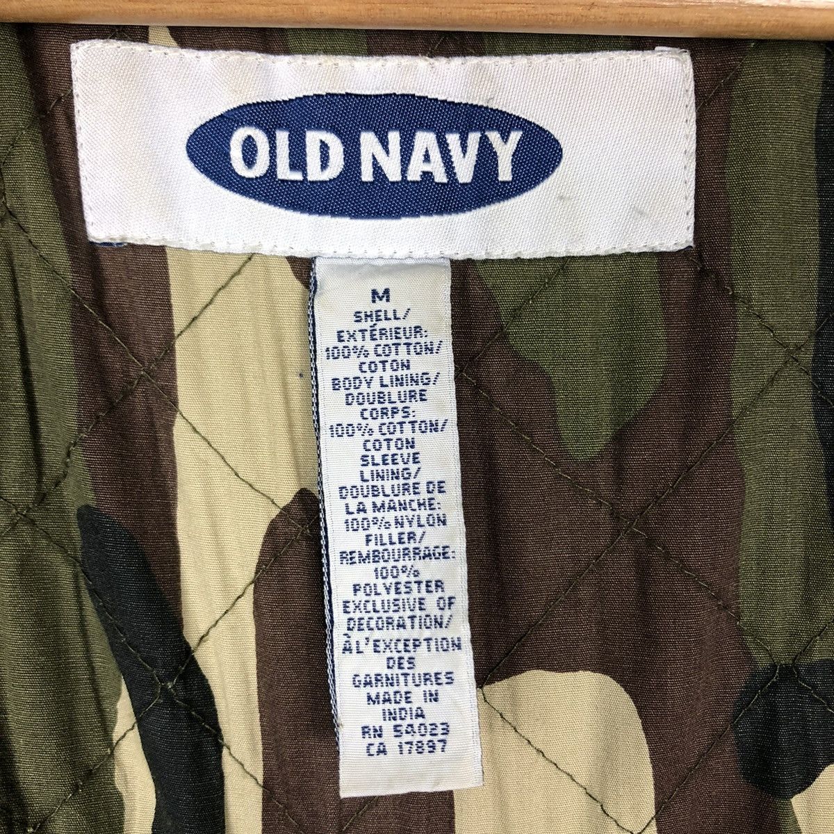 Old Navy 📌VINTAGE CHORE BIKER MILITARY JACKET OLDNAVY CAMOUFLAGE Size US M / EU 48-50 / 2 - 17 Thumbnail