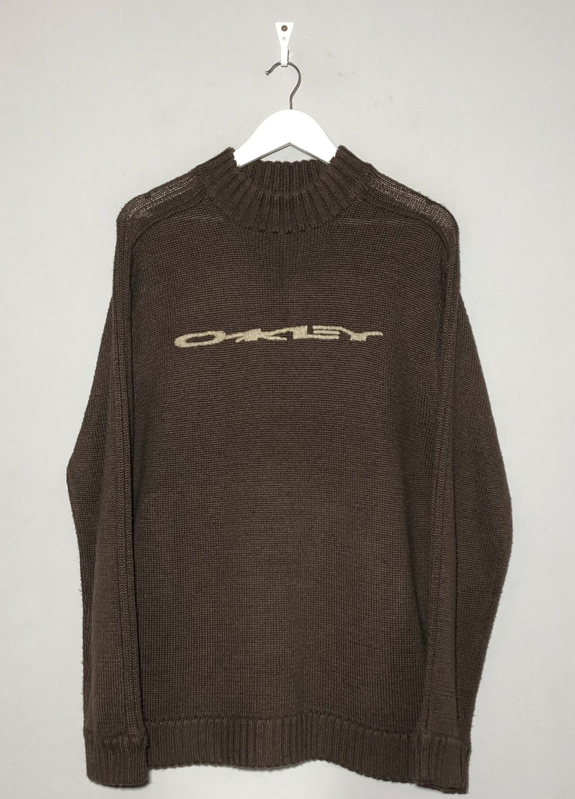 Vintage Oakley Sweater Brown Sweatshirt