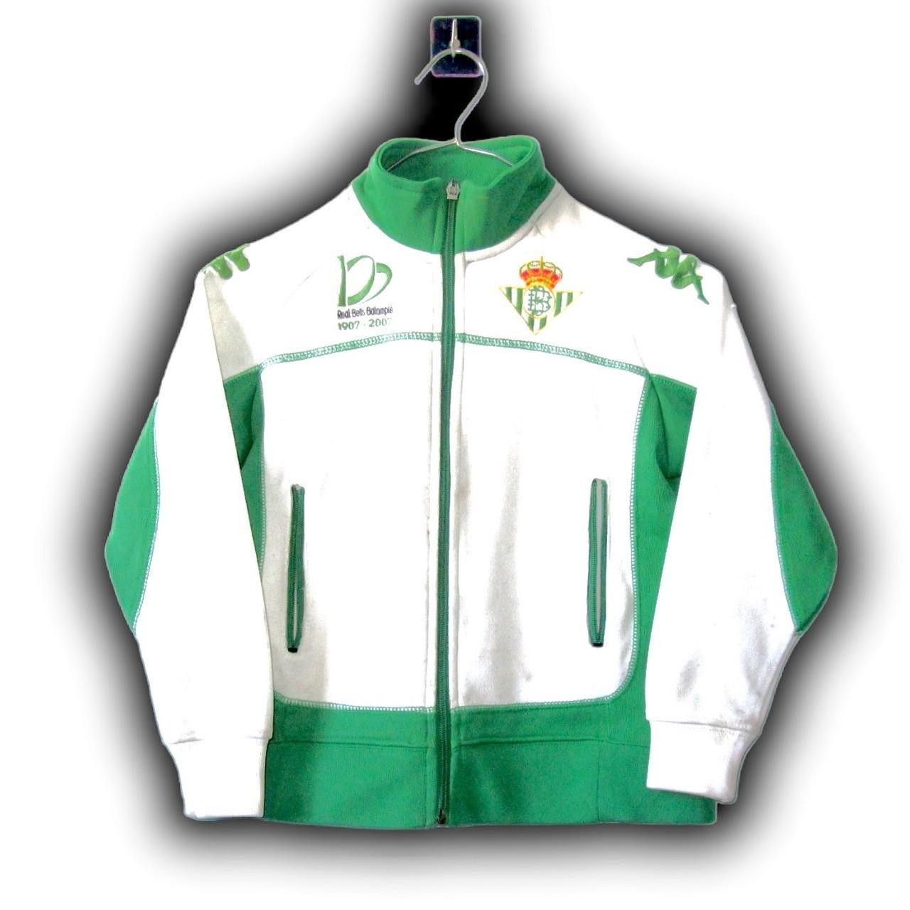 Kappa Real Betis Spain 2007 2008 Home Shirt Jersey jacket Size US XS / EU 42 / 0 - 2 Thumbnail