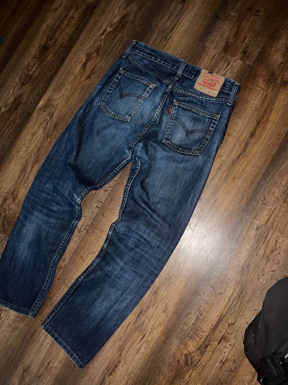 Levi's × Vintage Vintage Levi's 505 Blue Distressed Mud Wash Denim Jeans Size US 31 - 2 Thumbnail